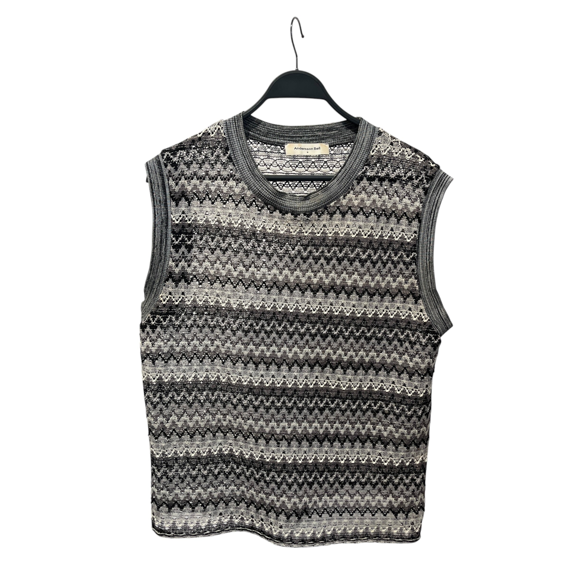 Andersson Bell/Tank Top/S/Cotton/GRY/knit monogram view 1