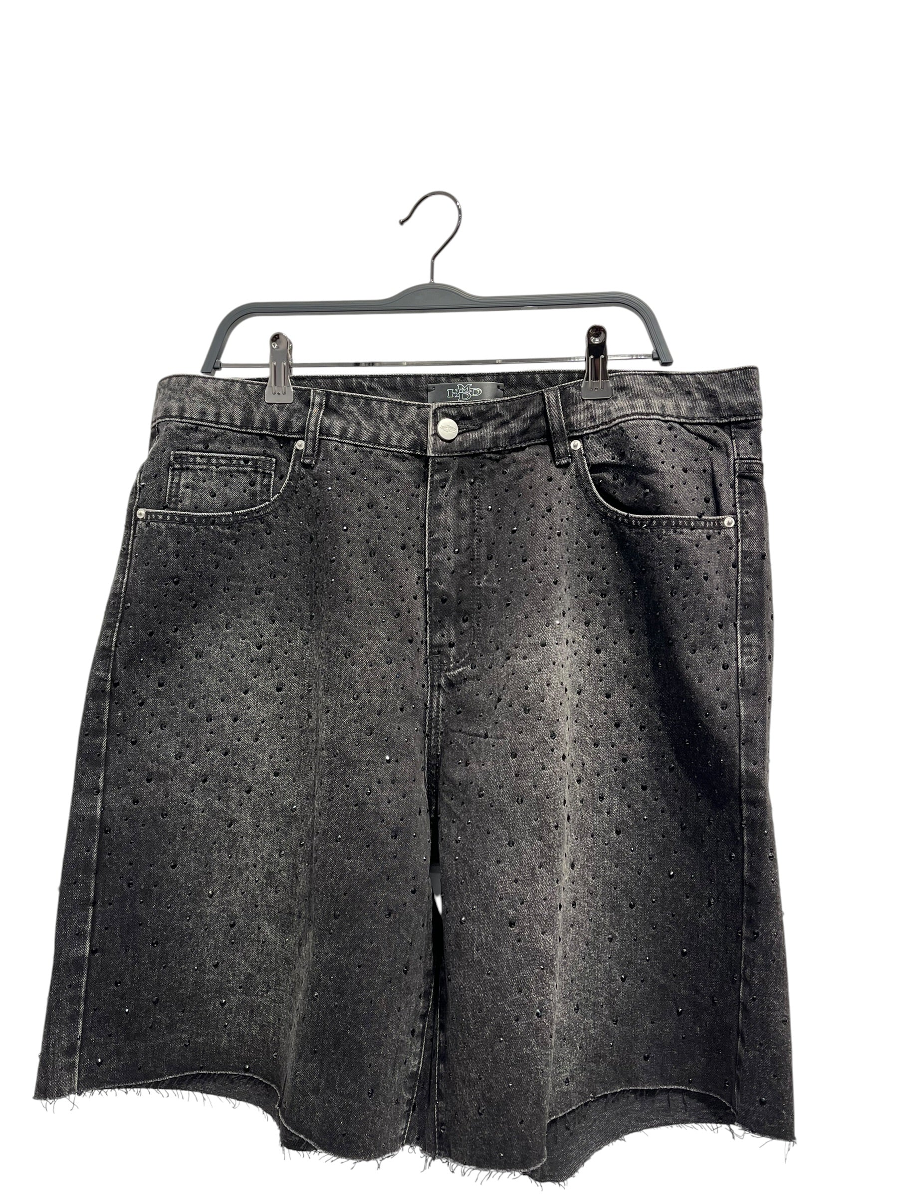 HMMD/Shorts/XL/Cotton/GRY/Button Fly/Glitter/ view 1