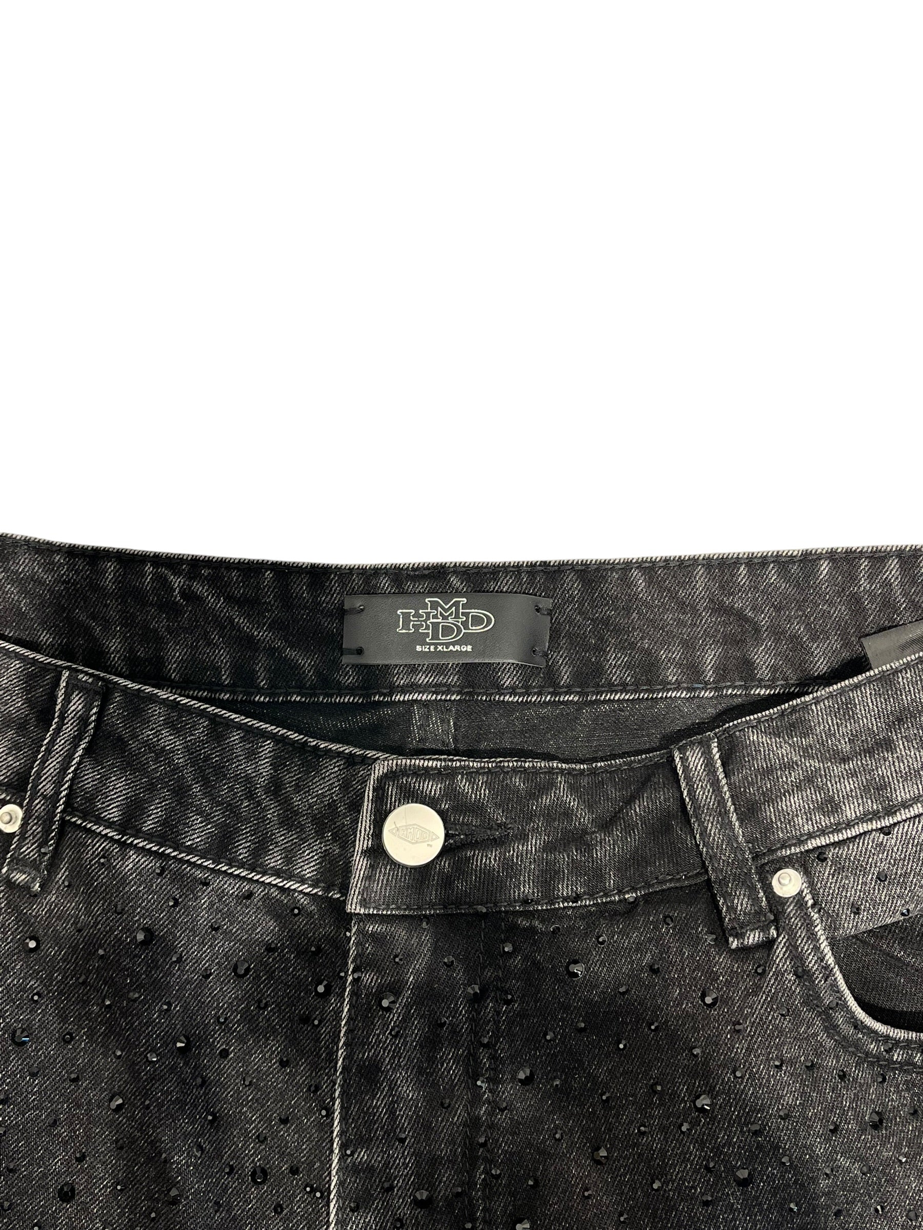 HMMD/Shorts/XL/Cotton/GRY/Button Fly/Glitter/ view 3