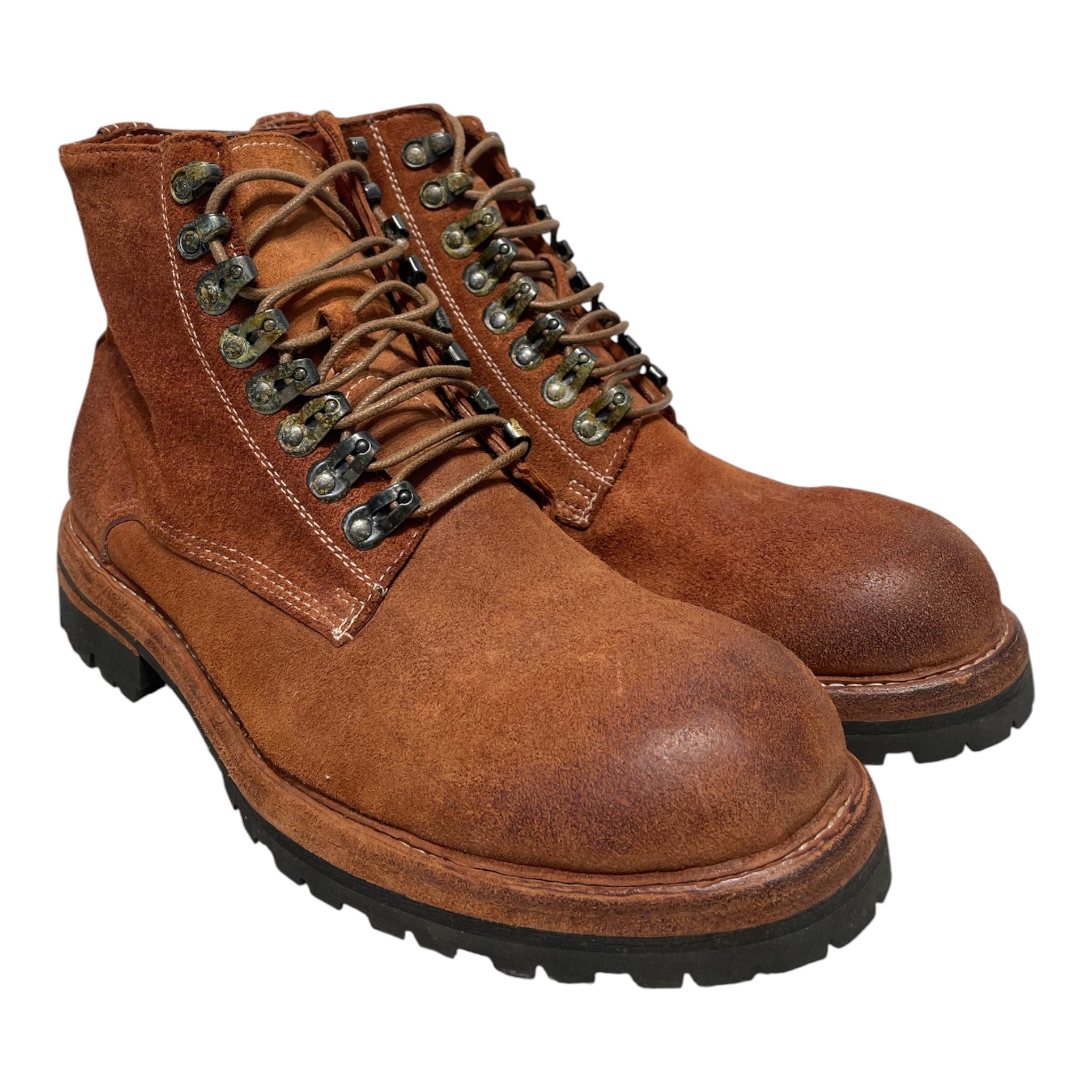 OREE/Lace Up Boots/US 11/Leather/BRW/caldera combat boot view 1