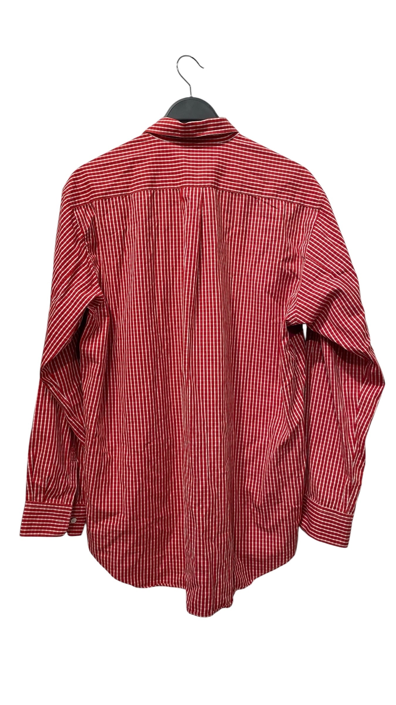 COMME des GARCONS SHIRT/LS Shirt/L/Cotton/RED/Gingham Check/patchwork view 2