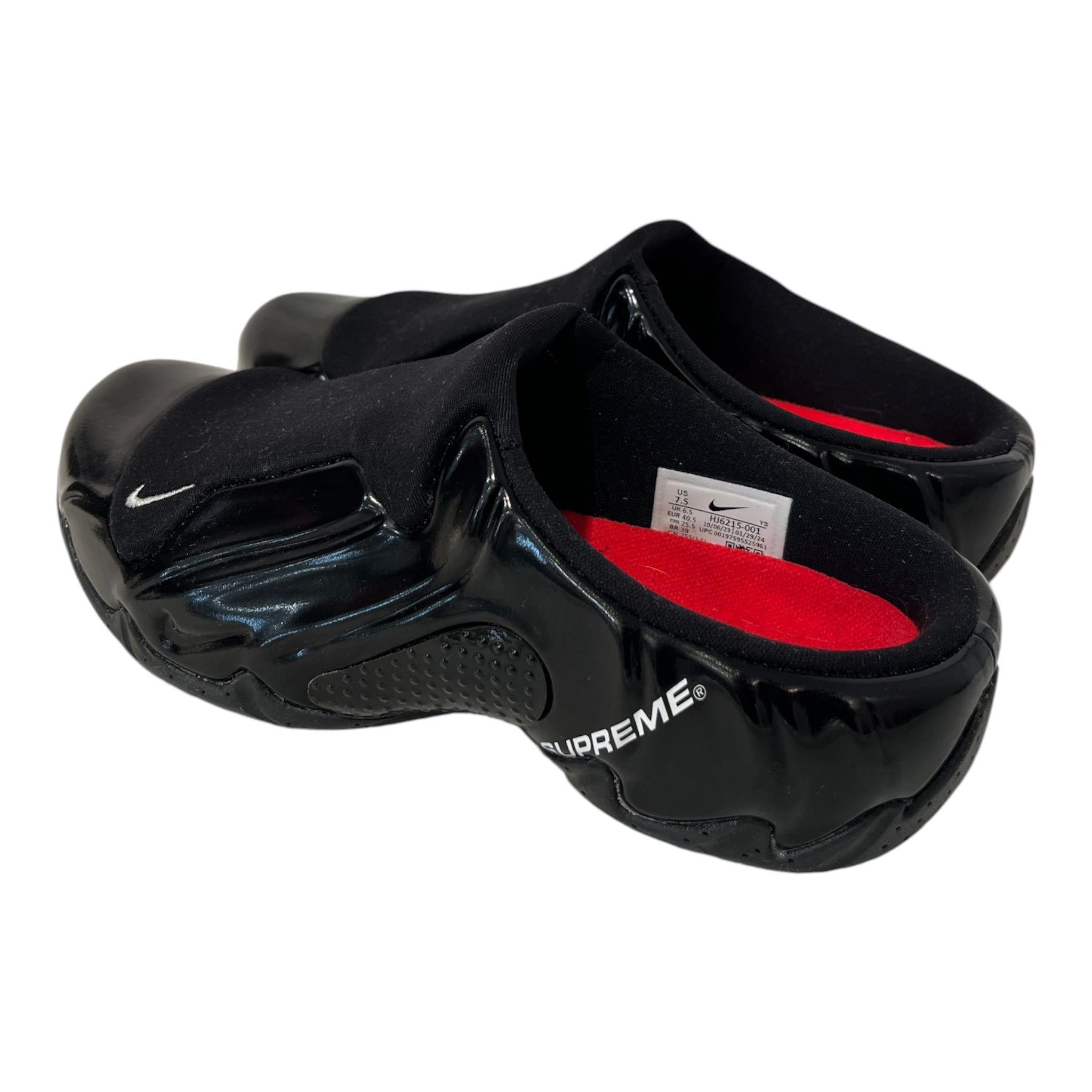 Supreme/Loafers/US 7.5/Polyester/BLK/CLOGPOSITE SLIP ON view 2