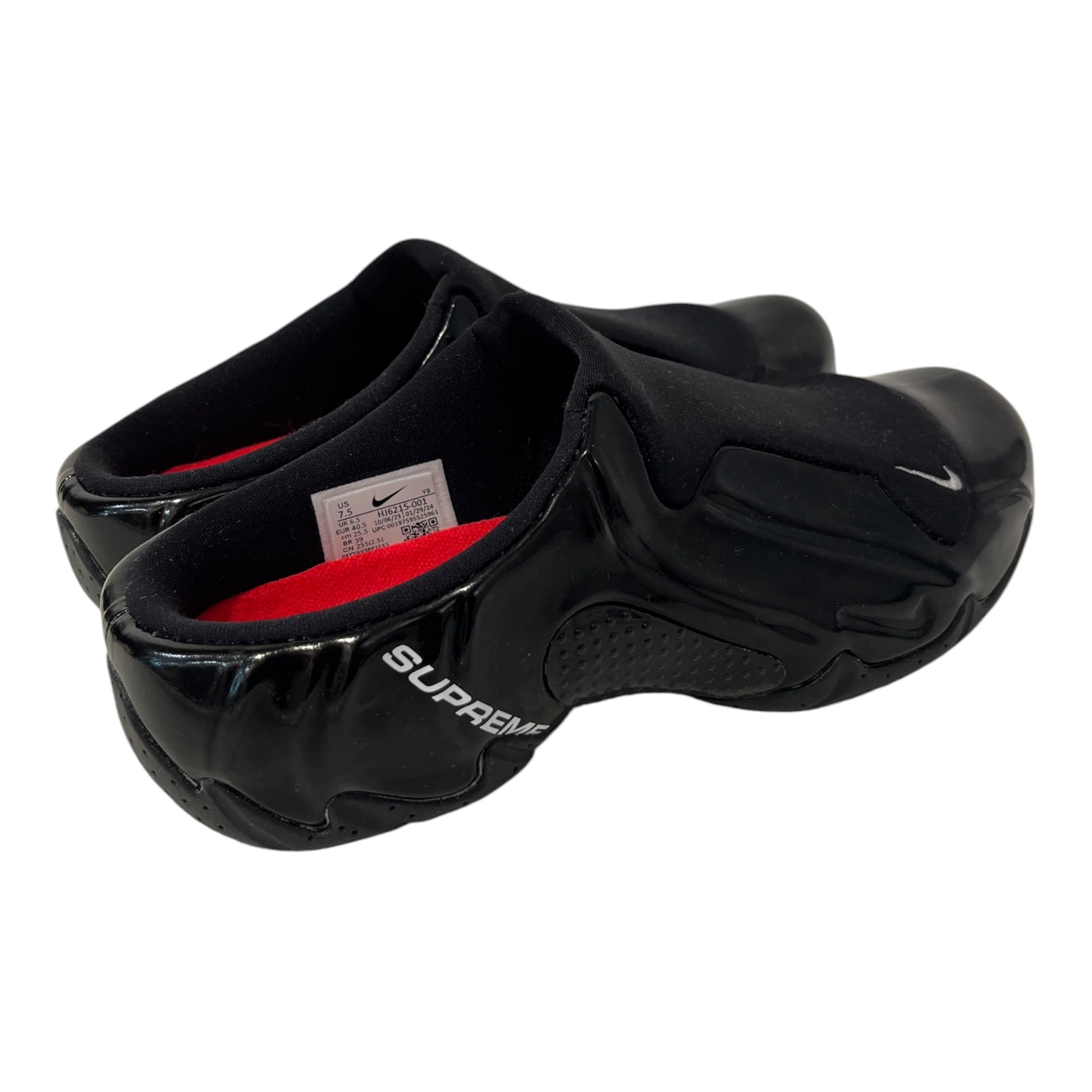Supreme/Loafers/US 7.5/Polyester/BLK/CLOGPOSITE SLIP ON view 4
