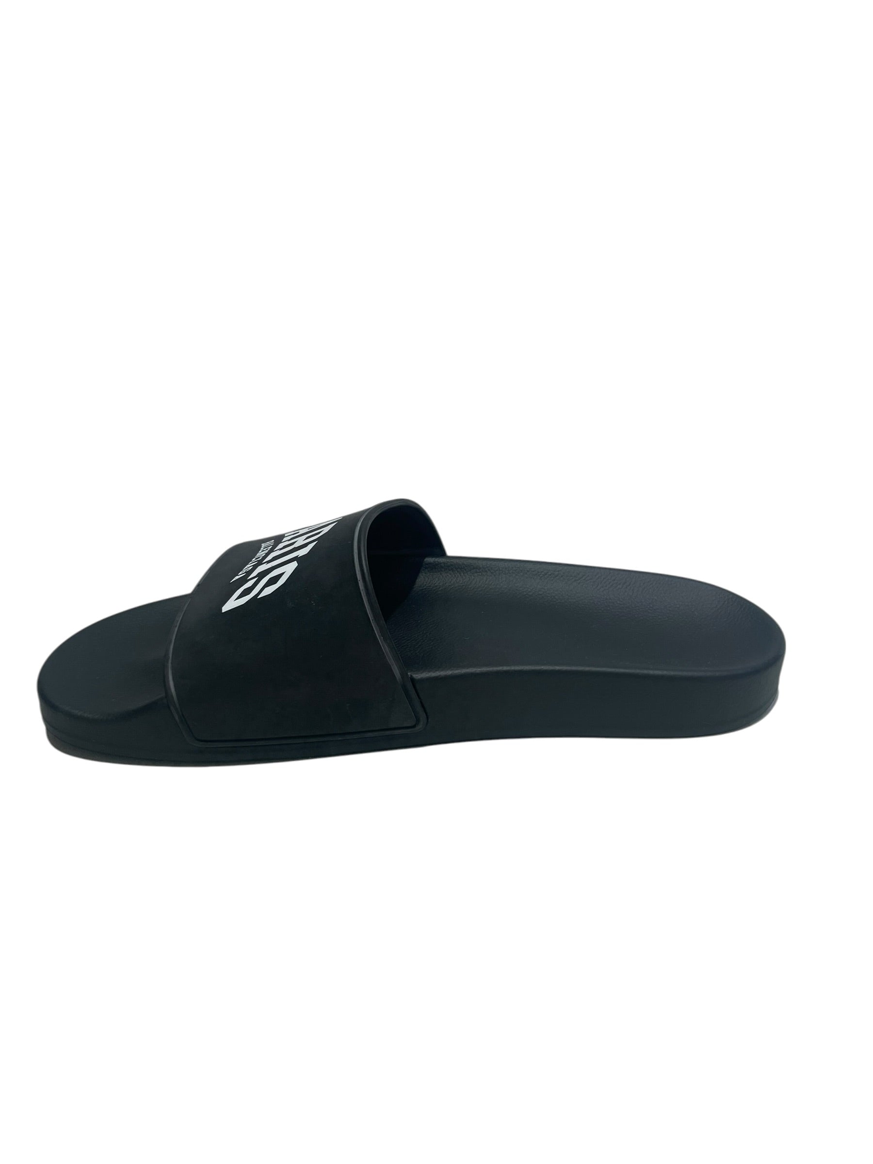 BALENCIAGA/Sandals/US 10/BLK/Rubber(Paris Balenciaga logo) view 4