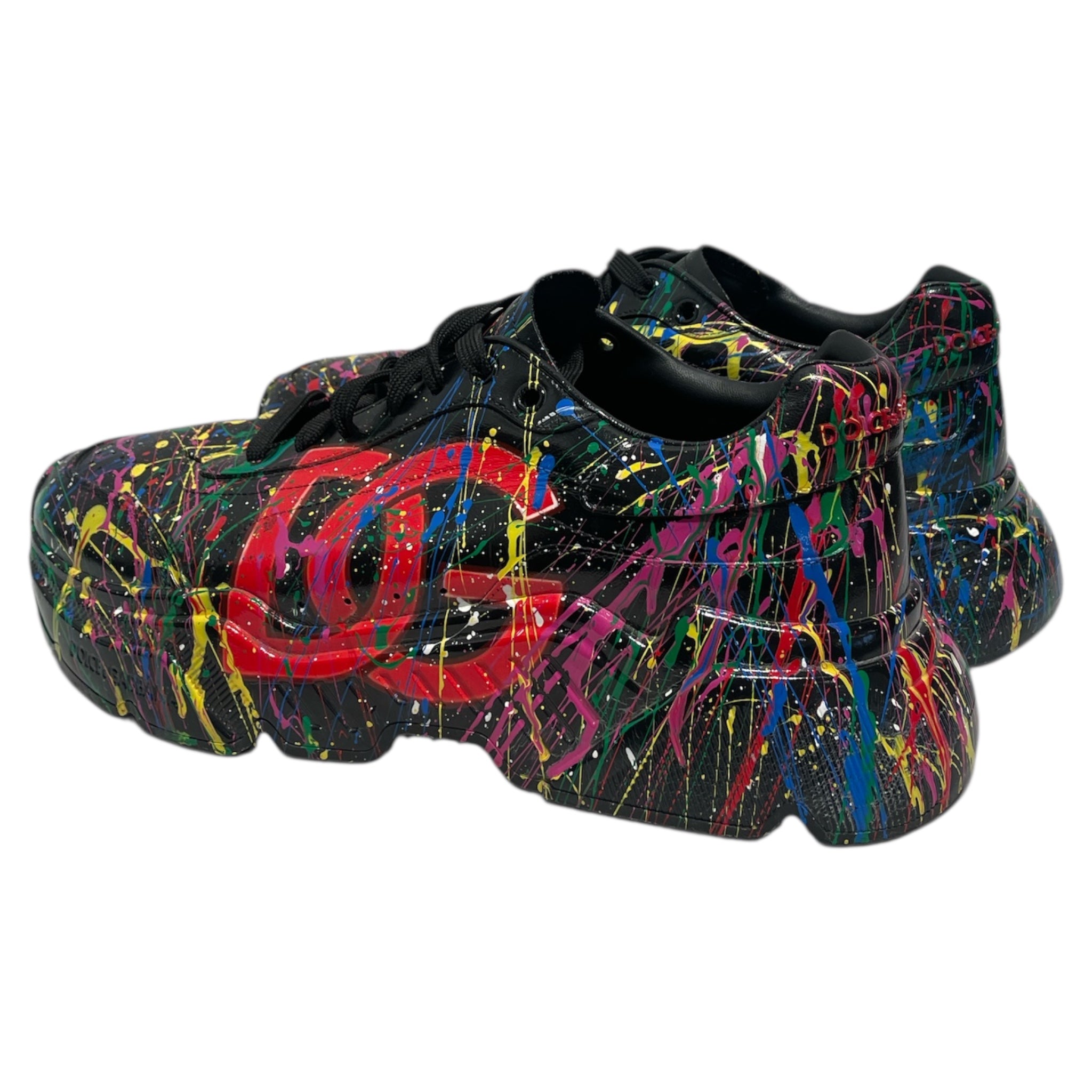 DOLCE&GABBANA/Low-Sneakers/US 9/All Over Print/Leather/MLT/ view 2