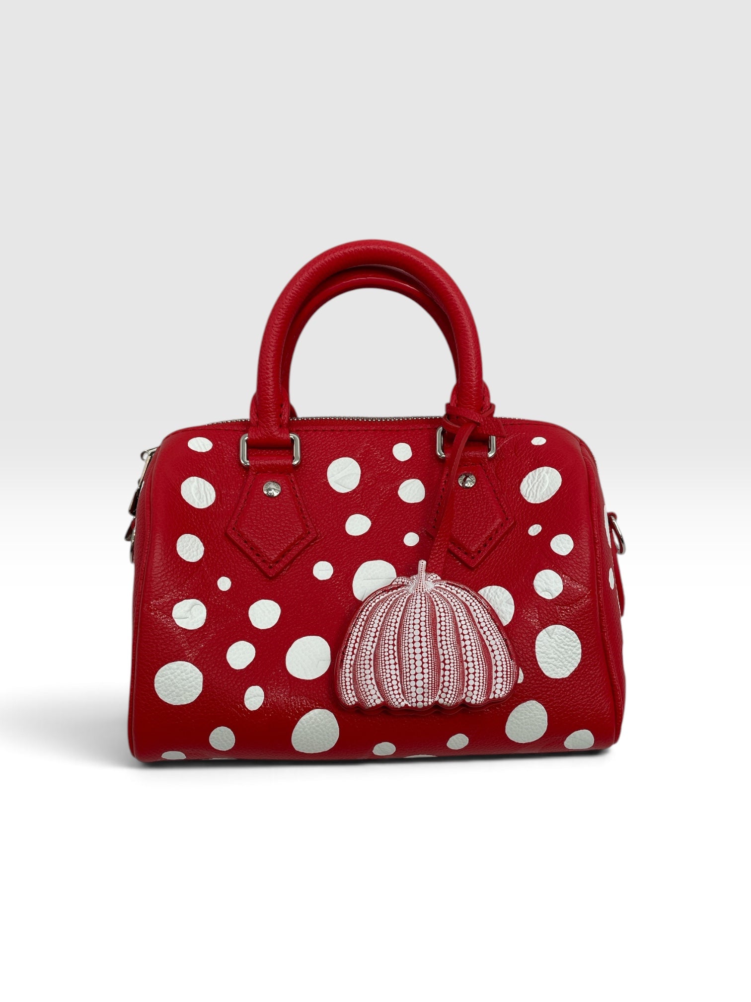 LOUIS VUITTON/Bag/OS/Polka dot/Leather/RED/Monogram Empreinte Speedy Bag view 1