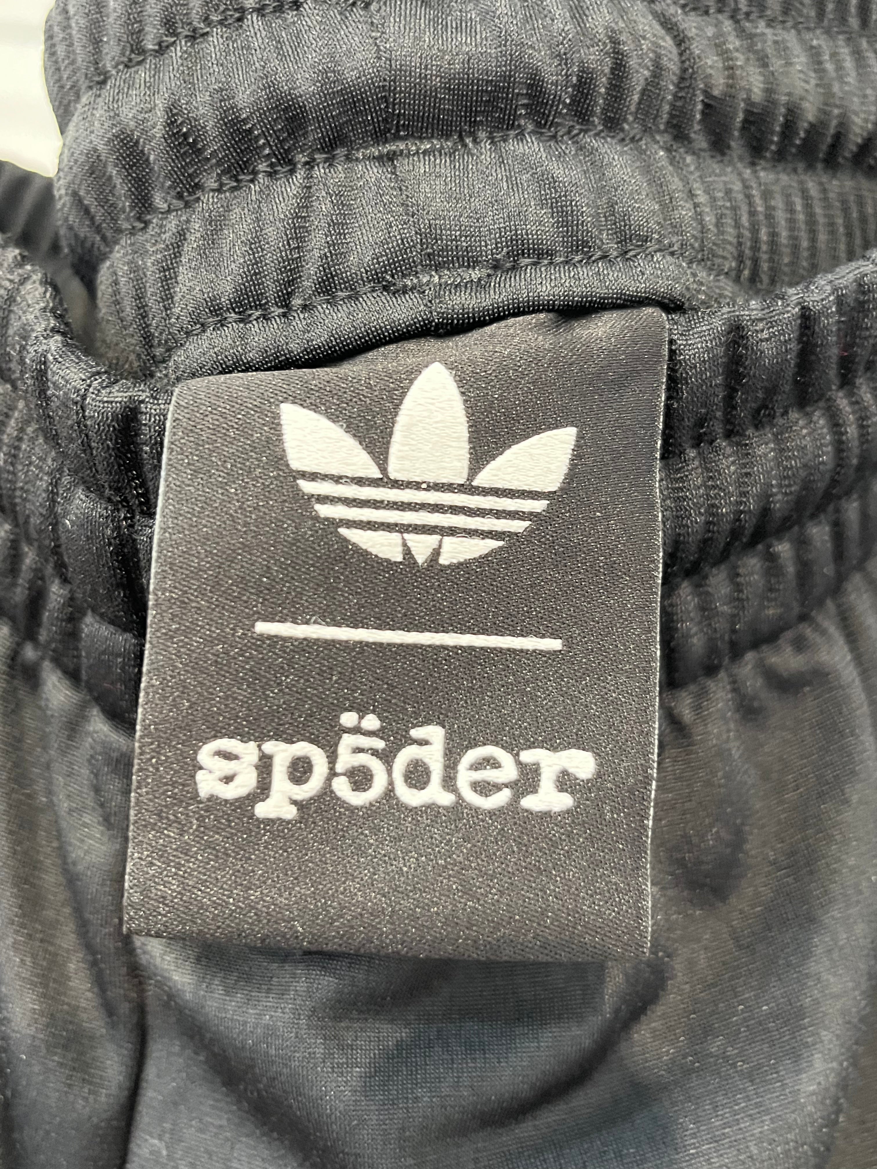 adidas/Sp5der/Straight Pants/XL/Polyester/BLK/rhinestone trk pants view 3