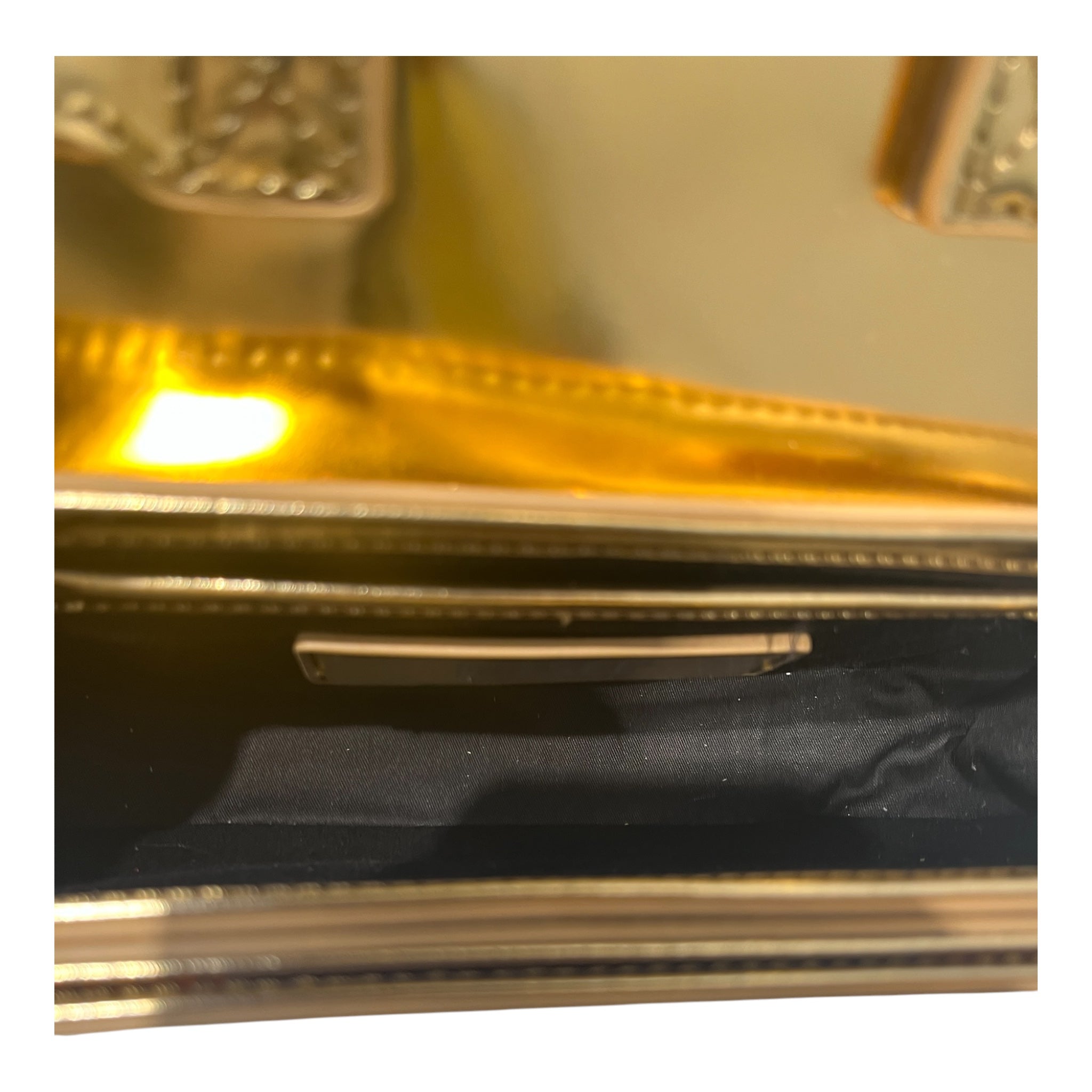 DIESEL/Bag/Leather/GLD/GOLD METALLIC LOGO view 5