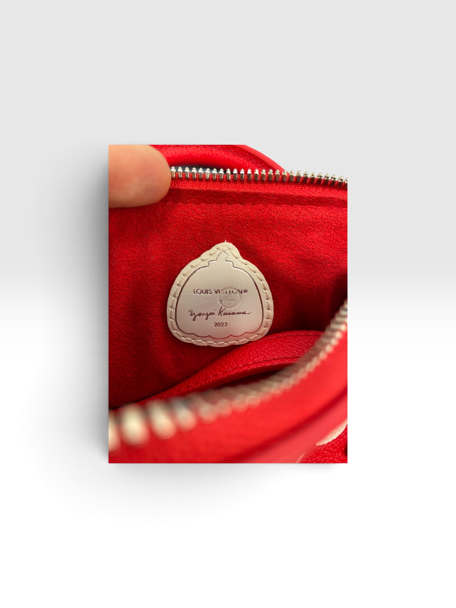 LOUIS VUITTON/Bag/OS/Polka dot/Leather/RED/Monogram Empreinte Speedy Bag view 3