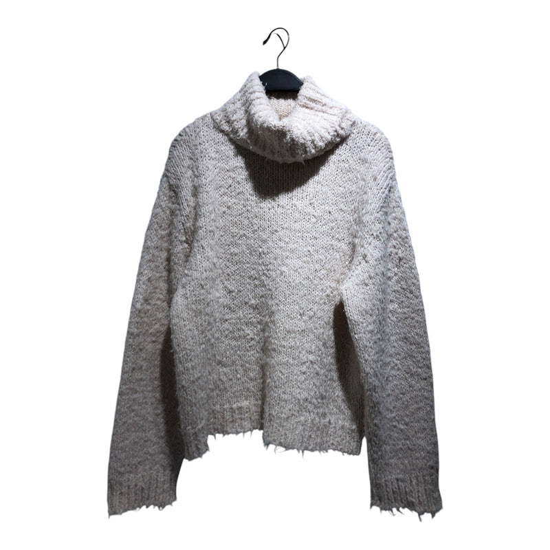 CARON CALLAHAN/Sweater/L/Leather/WHT/