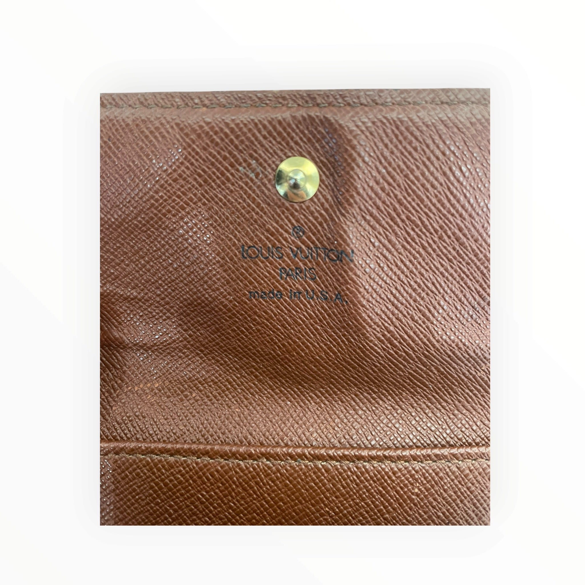 LOUIS VUITTON/Bifold Wallet/Monogram/BRW/M's/BIFOLD W/COIN POUCH view 3
