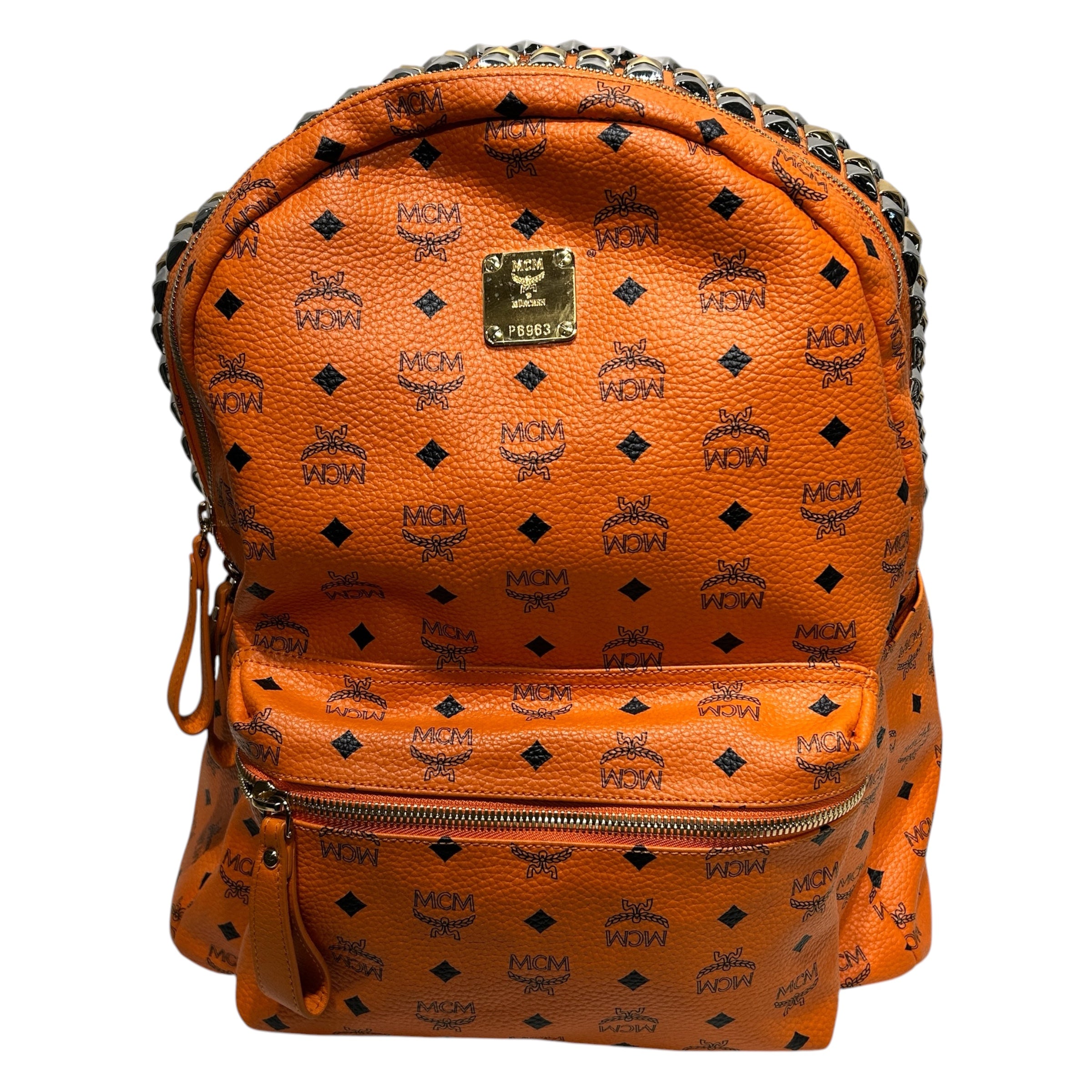 MCM/Backpack/Leather/ORN/STUDDED BACKPACK view 1