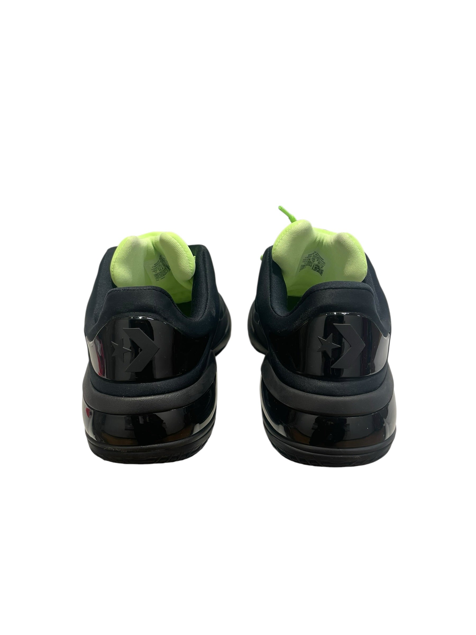 CONVERSE/Hi-Sneakers/US 11/Nylon/BLK/SHAI 001, NEON GREEN view 2