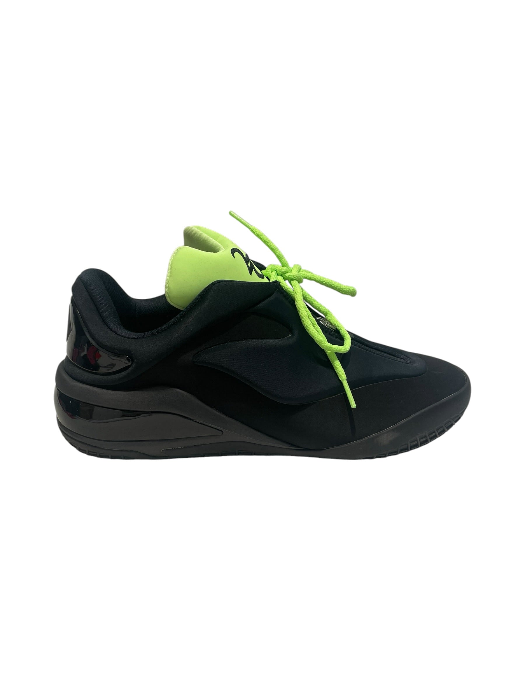 CONVERSE/Hi-Sneakers/US 11/Nylon/BLK/SHAI 001, NEON GREEN view 3