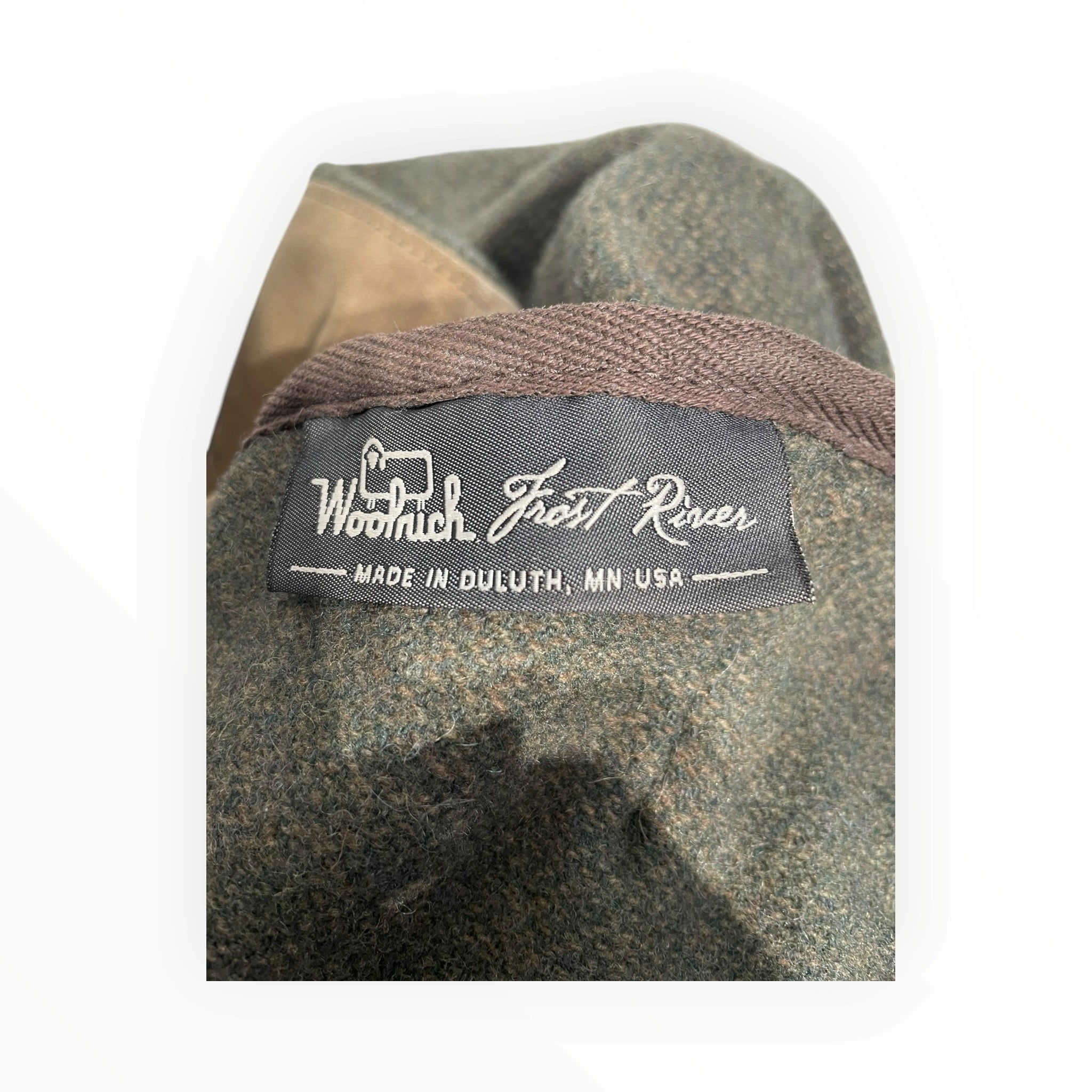 Woolrich/Backpack/Wool/GRN/Bronze Hardware view 3