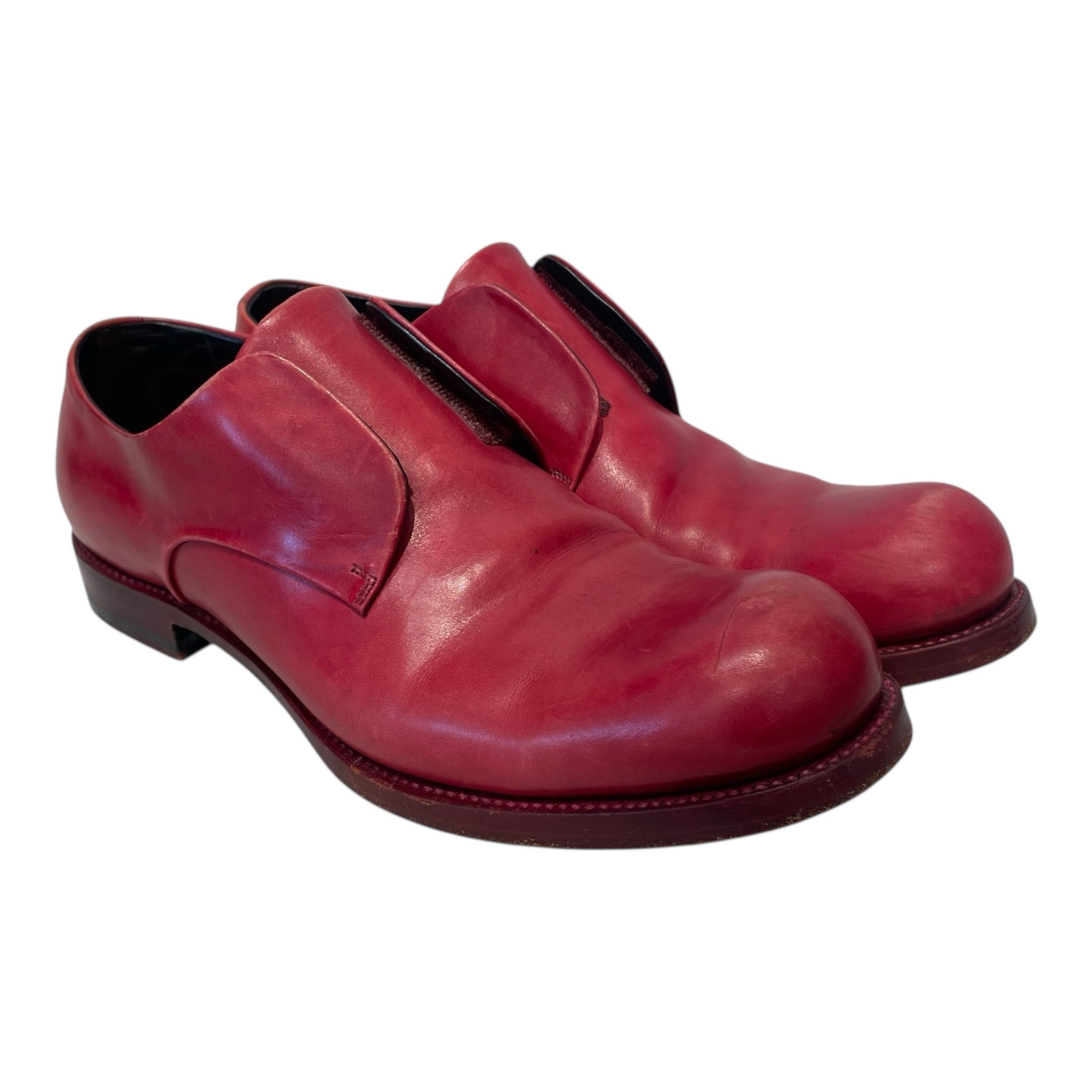 JIL SANDER/Loafers/EU 39.5/Leather/RED/Velcro view 1