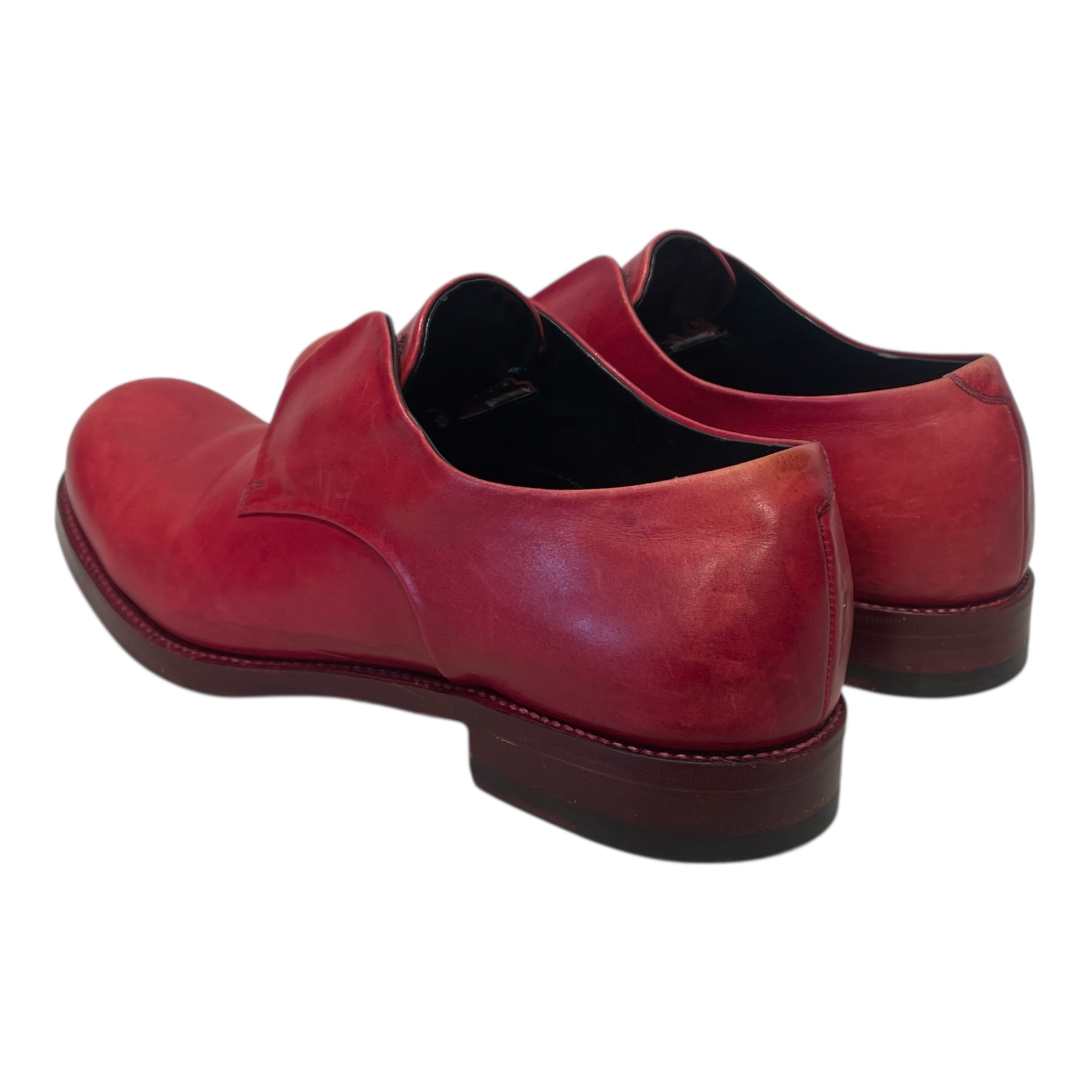 JIL SANDER/Loafers/EU 39.5/Leather/RED/Velcro view 2