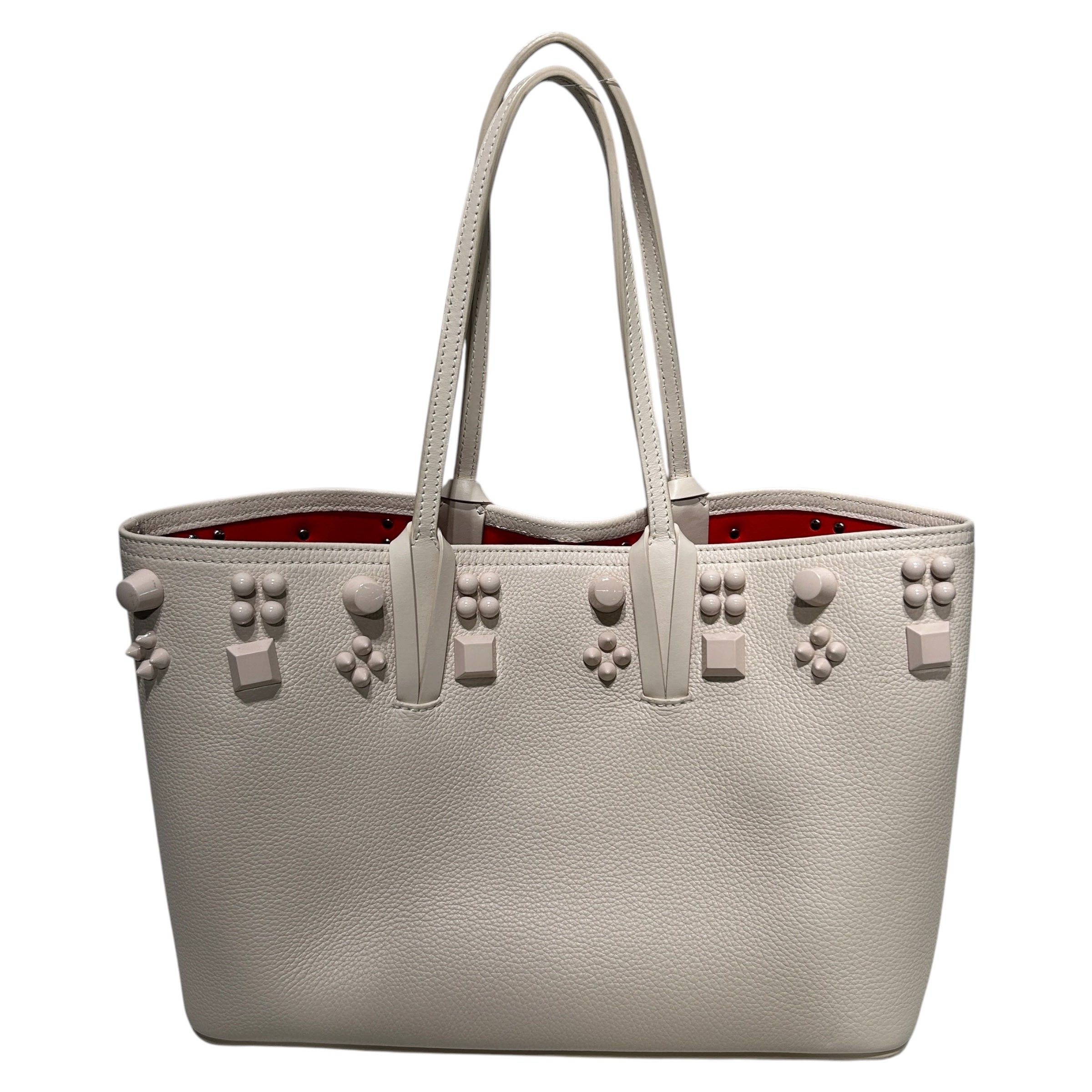 Christian Louboutin/Bag/Leather/CRM/cabata tote bag view 2
