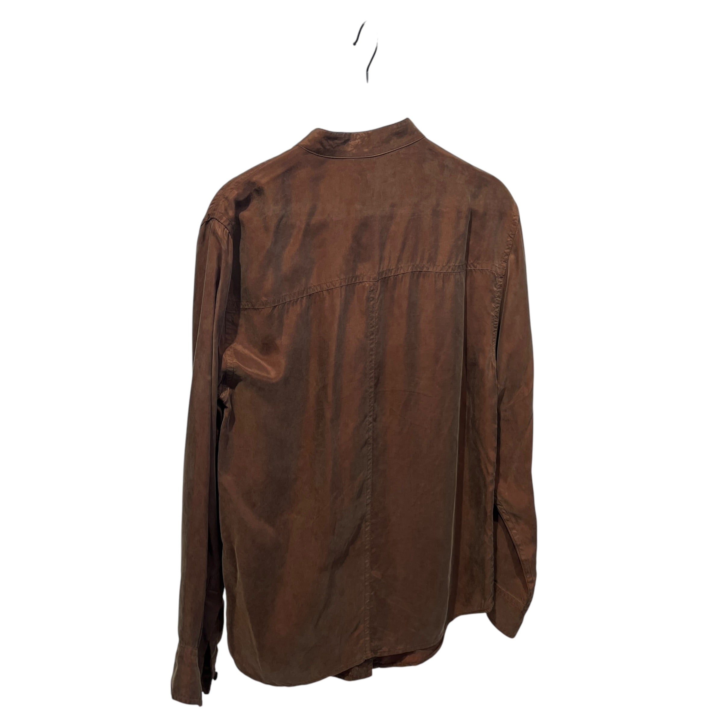 ISABEL MARANT ETOILE/Blouse/XS/Silk/BRW/Matching Set Bttn Up view 2