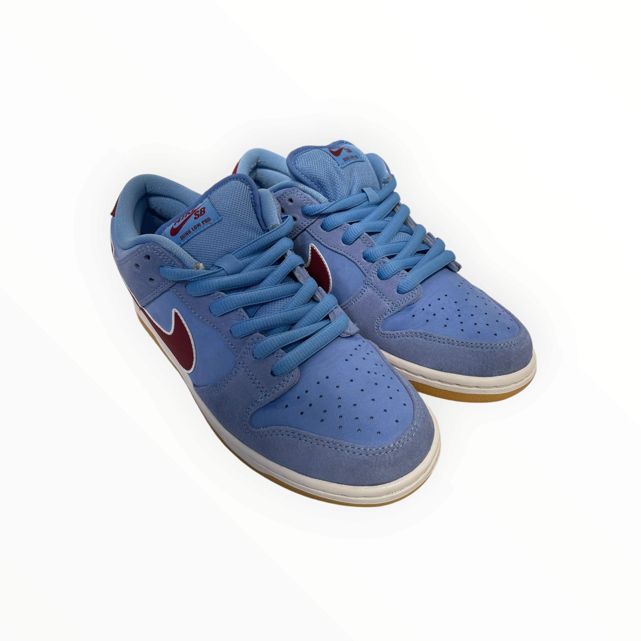 NIKE SB/Low-Sneakers/US 8.5/Suede/BLU/Phillie dunk low view 1