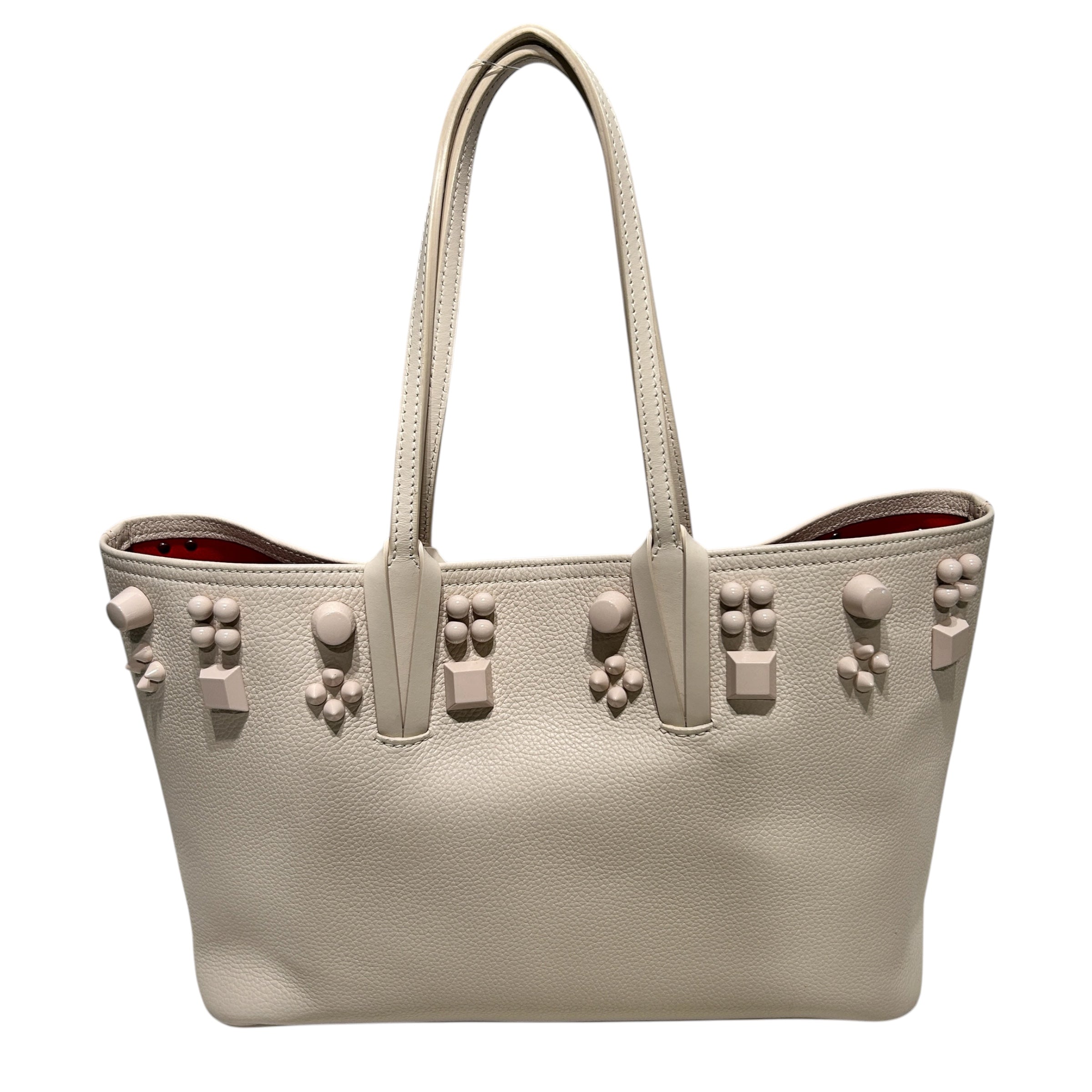 Christian Louboutin/Bag/Leather/CRM/cabata tote bag view 1