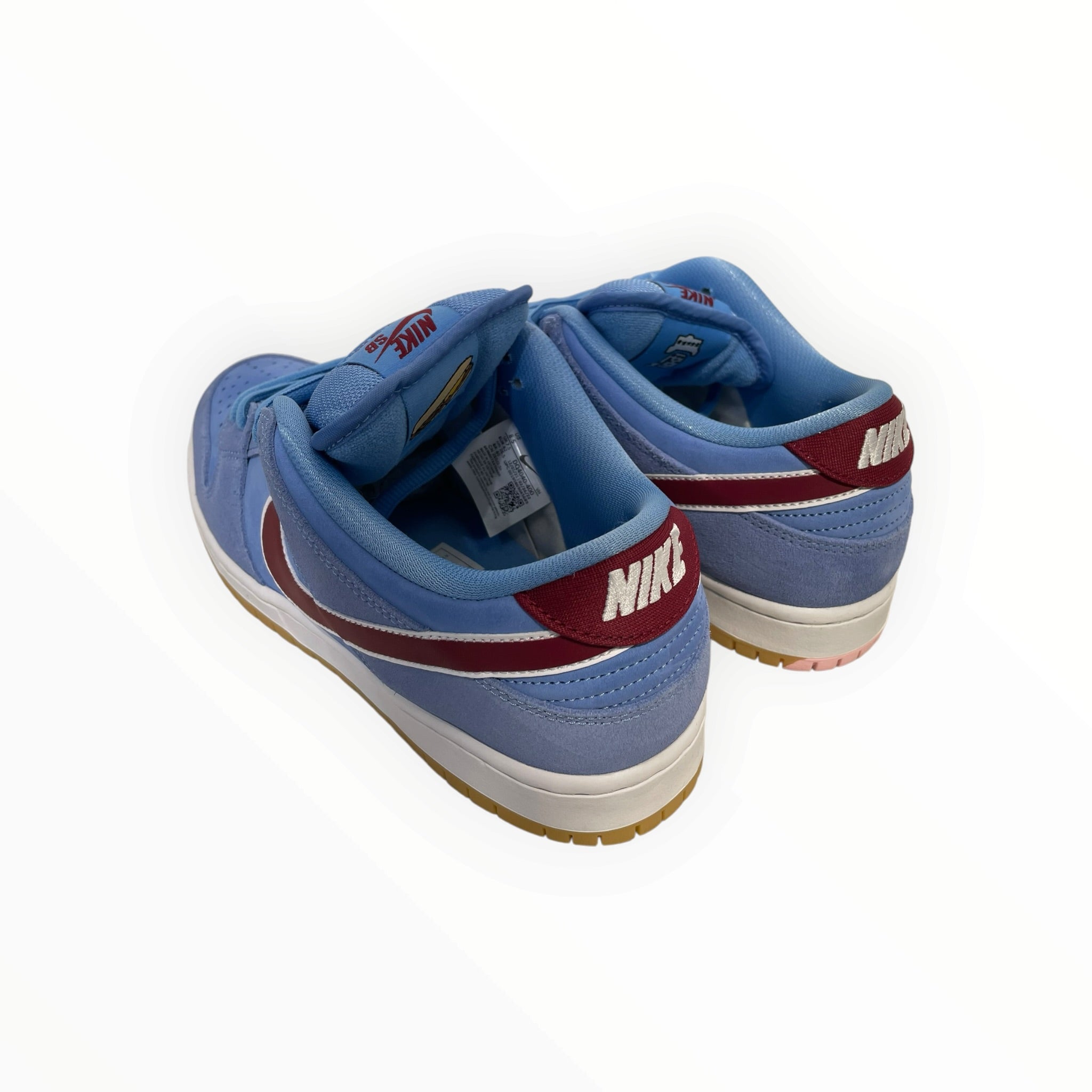 NIKE SB/Low-Sneakers/US 8.5/Suede/BLU/Phillie dunk low view 2