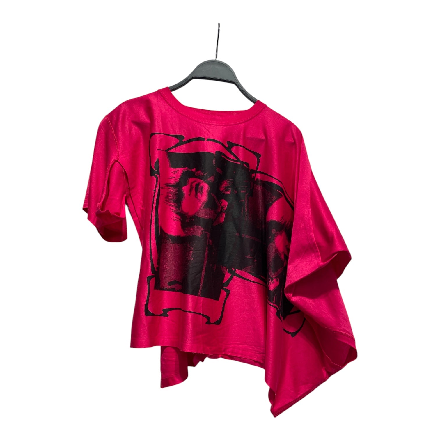 RAF SIMONS/T-Shirt/S/Cotton/PNK/High Neck/ view 1