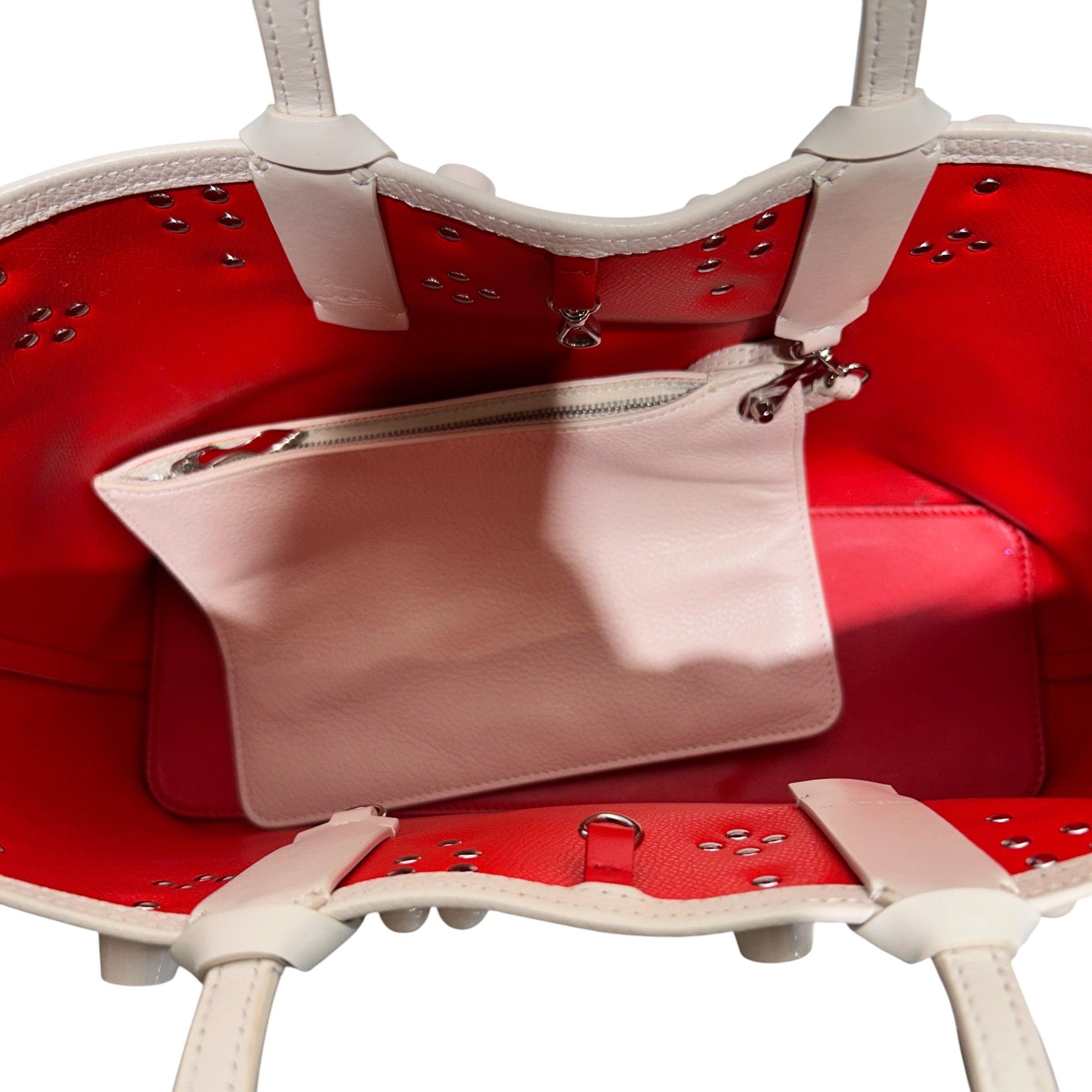 Christian Louboutin/Bag/Leather/CRM/cabata tote bag view 4