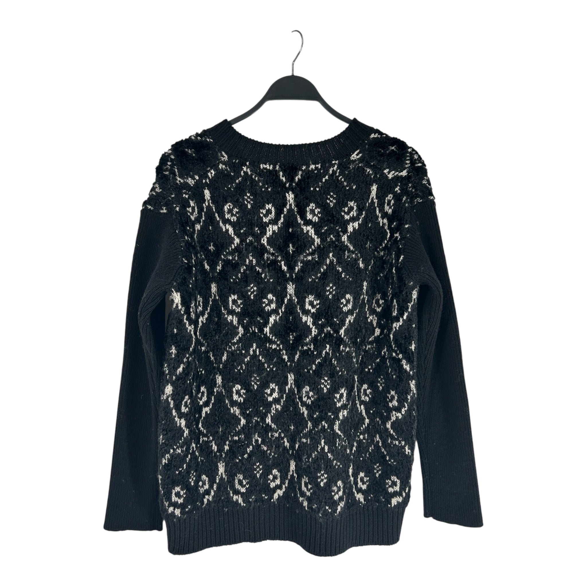 JUNYA WATANABE COMME des GARCONS/Sweater/S/Wool/BLK/JBN014 view 2