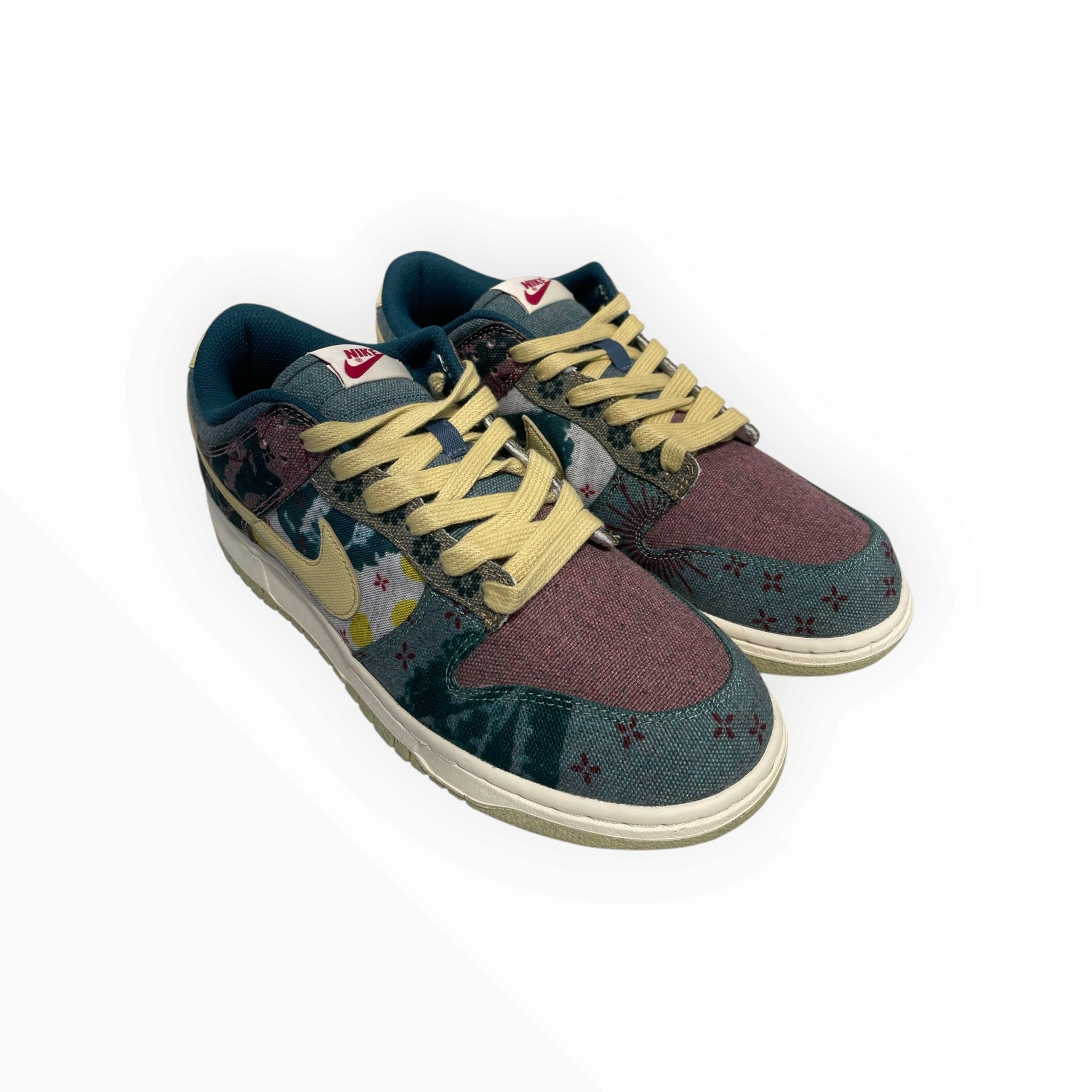 NIKE/Low-Sneakers/US 8.5/All Over Print/Cotton/GRN/Garden view 1