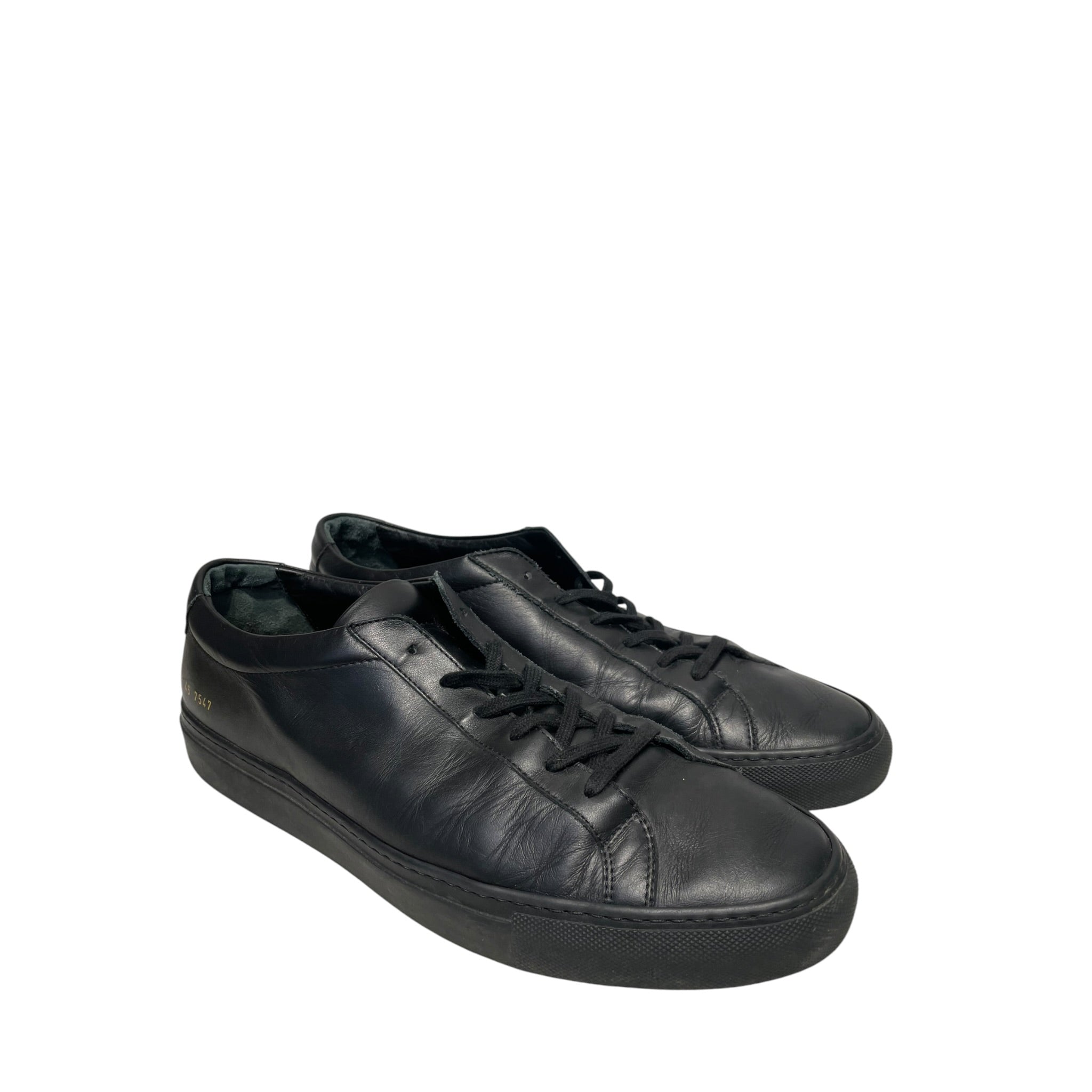 COMMON PROJECTS/Low-Sneakers/EU 46/Leather/BLK/ view 1