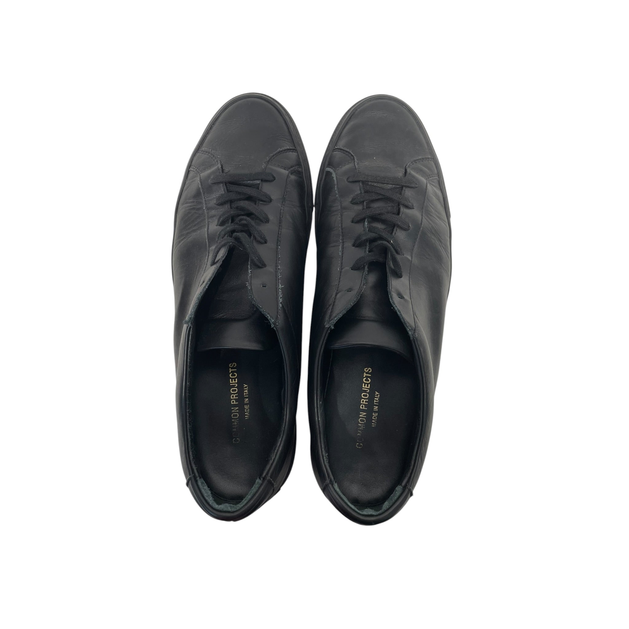 COMMON PROJECTS/Low-Sneakers/EU 46/Leather/BLK/ view 3