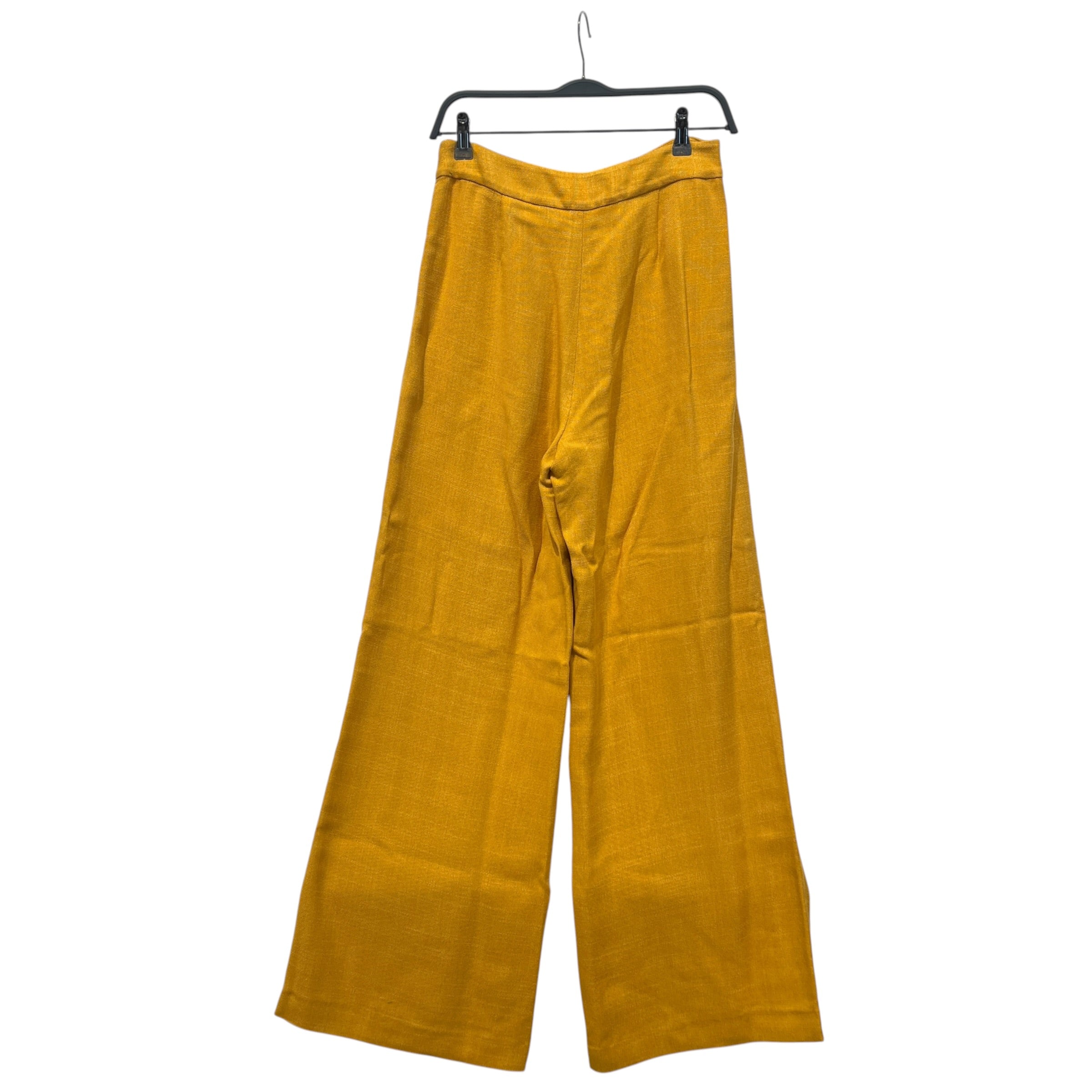 SEZANE/Wide Leg Pants/38/YEL/High-waisted/SIDE ZIPPER VISCOSE WIDE LEG view 2