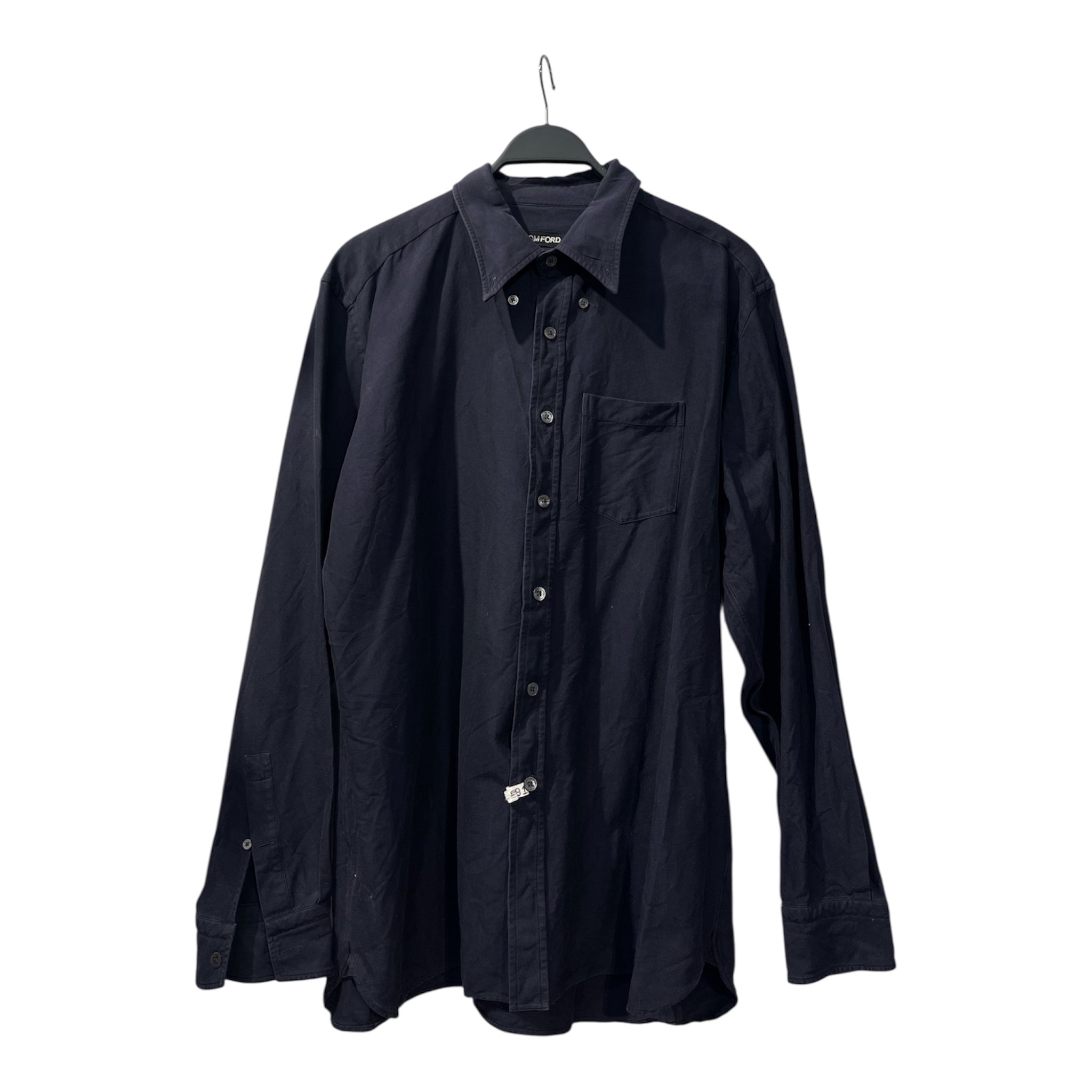 TOM FORD/Polo Shirt/46/Cotton/BLU/NAVYBLUE view 1