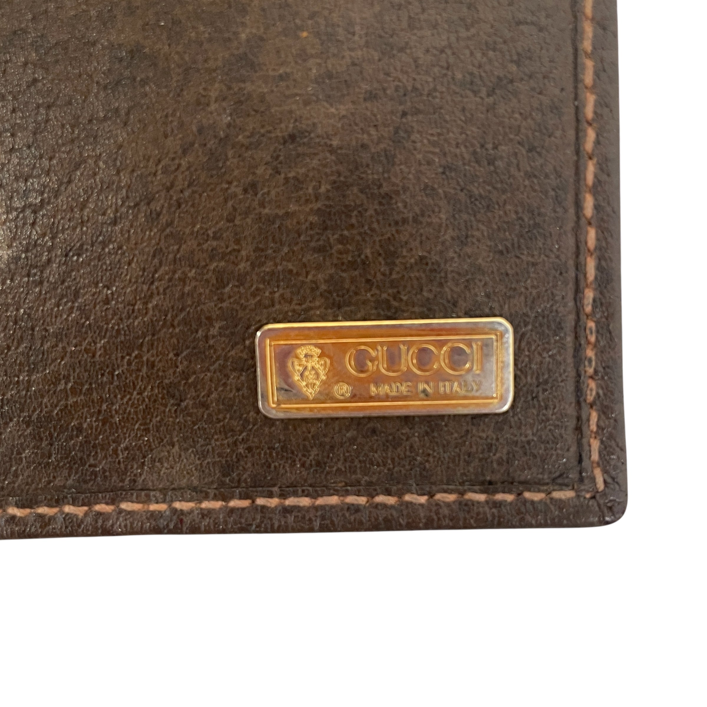 GUCCI/Bifold Wallet/Leather/BRW/ view 5