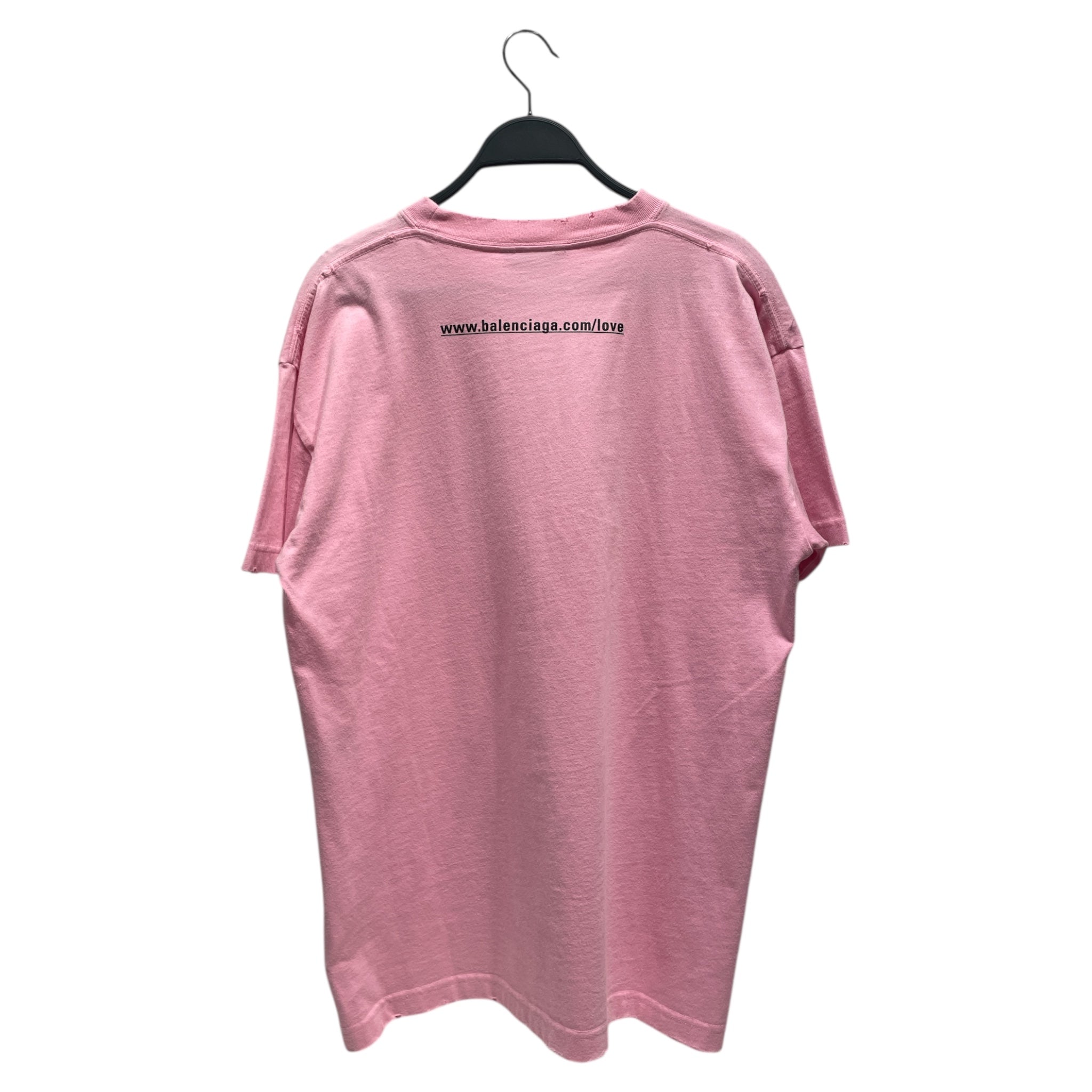 BALENCIAGA/T-Shirt/S/Cotton/PNK/Graphic/i <3 u view 2
