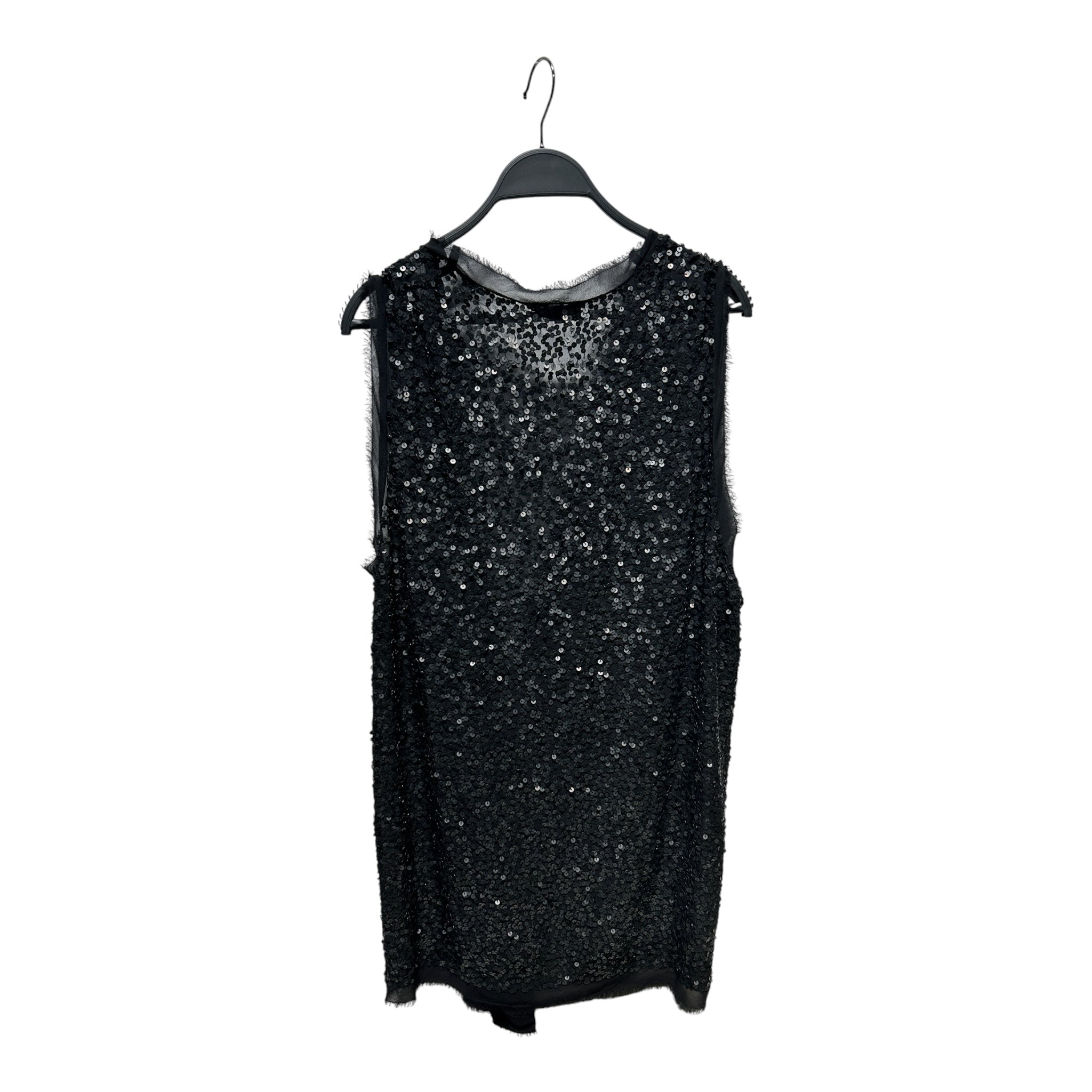 ANN DEMEULEMEESTER/Dress/M/Silk/BLK/ view 2