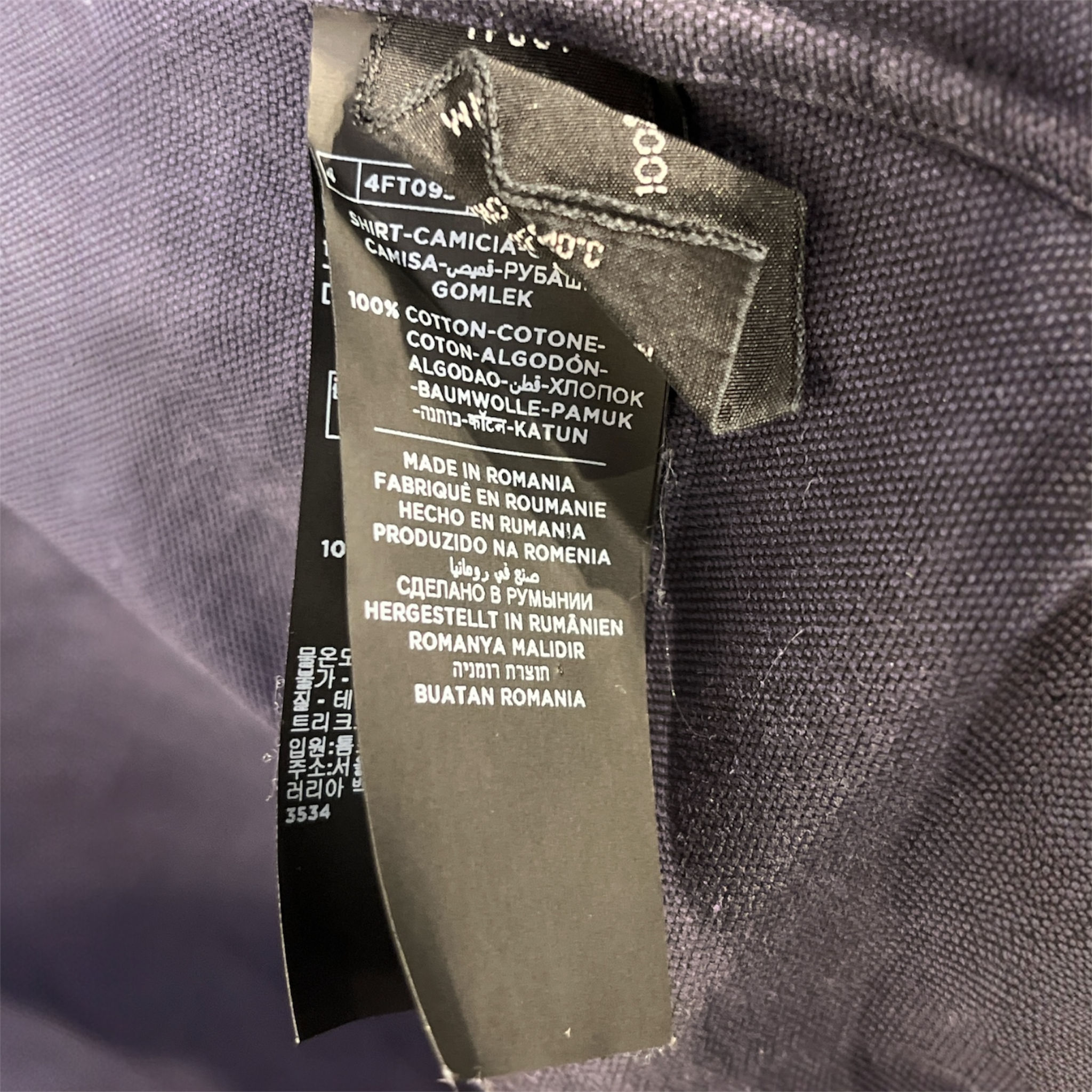 TOM FORD/Polo Shirt/46/Cotton/BLU/NAVYBLUE view 3