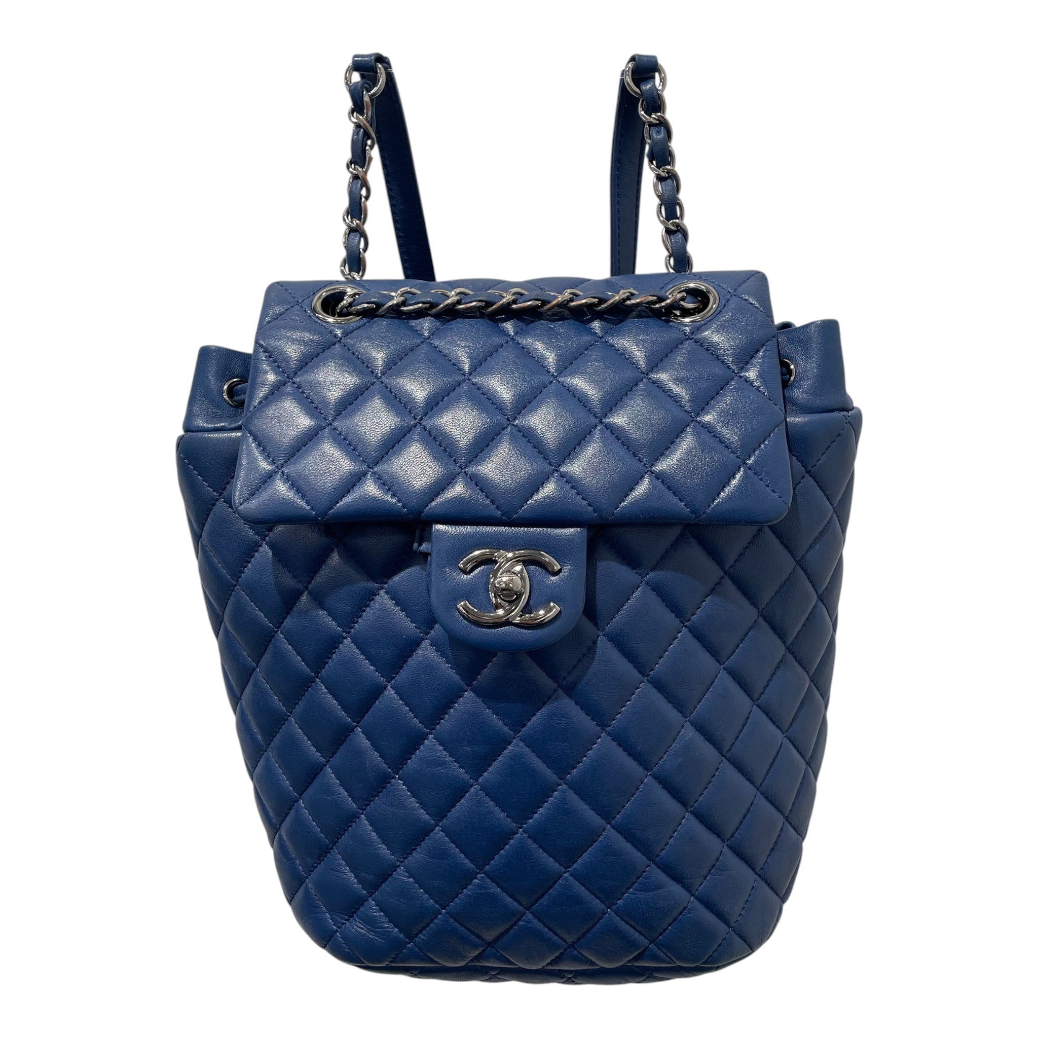 CHANEL/Backpack/Leather/BLU/URBAN SPIRIT QUILTED BP view 1