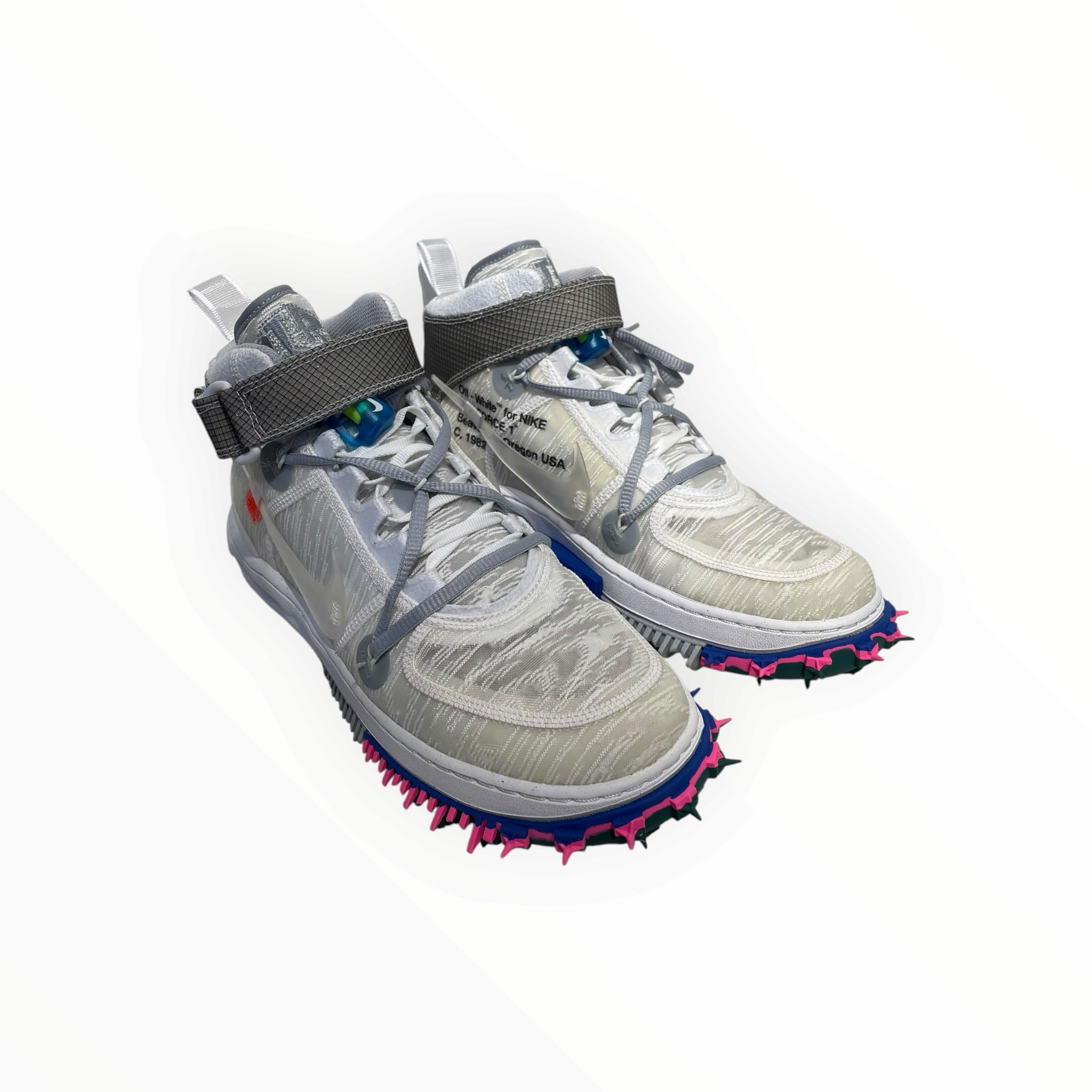 NIKE/Hi-Sneakers/US 8.5/WHT/Off White view 1