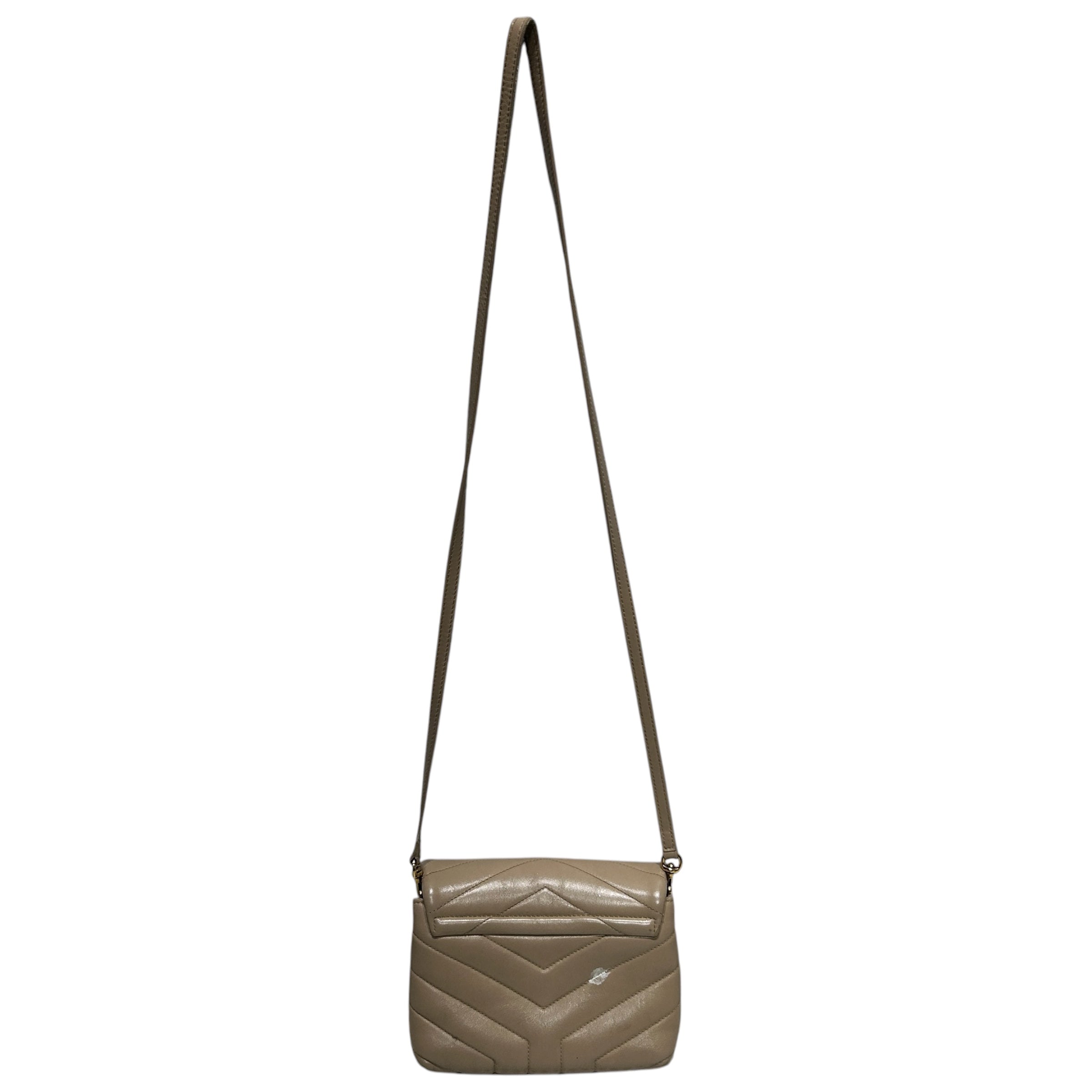 YVES SAINT LAURENT/Bag/Leather/BEG/quilt toy loulou view 2