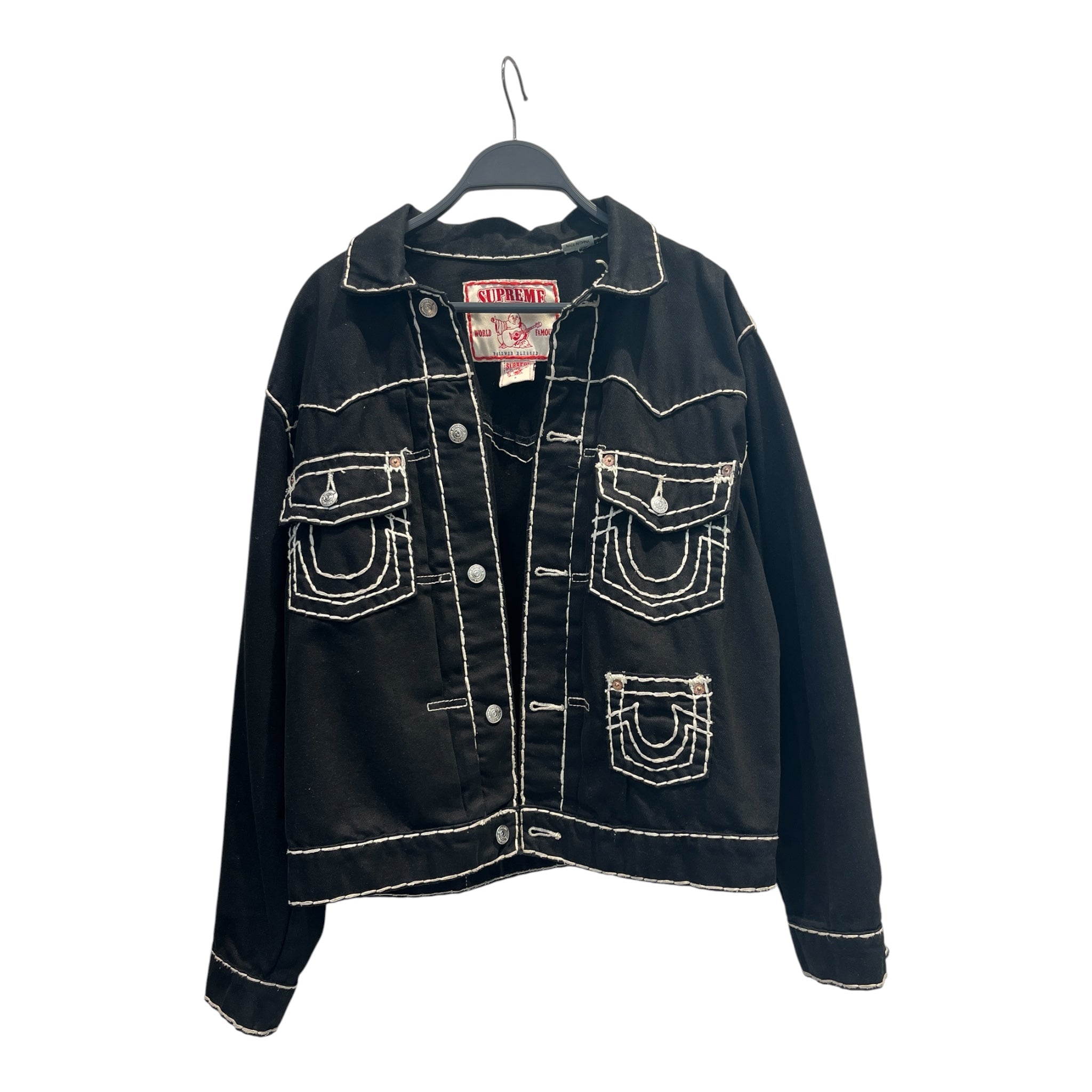 Supreme/TRUE RELIGION/Denim Jkt/S/Denim/BLK/SEMATARY view 1