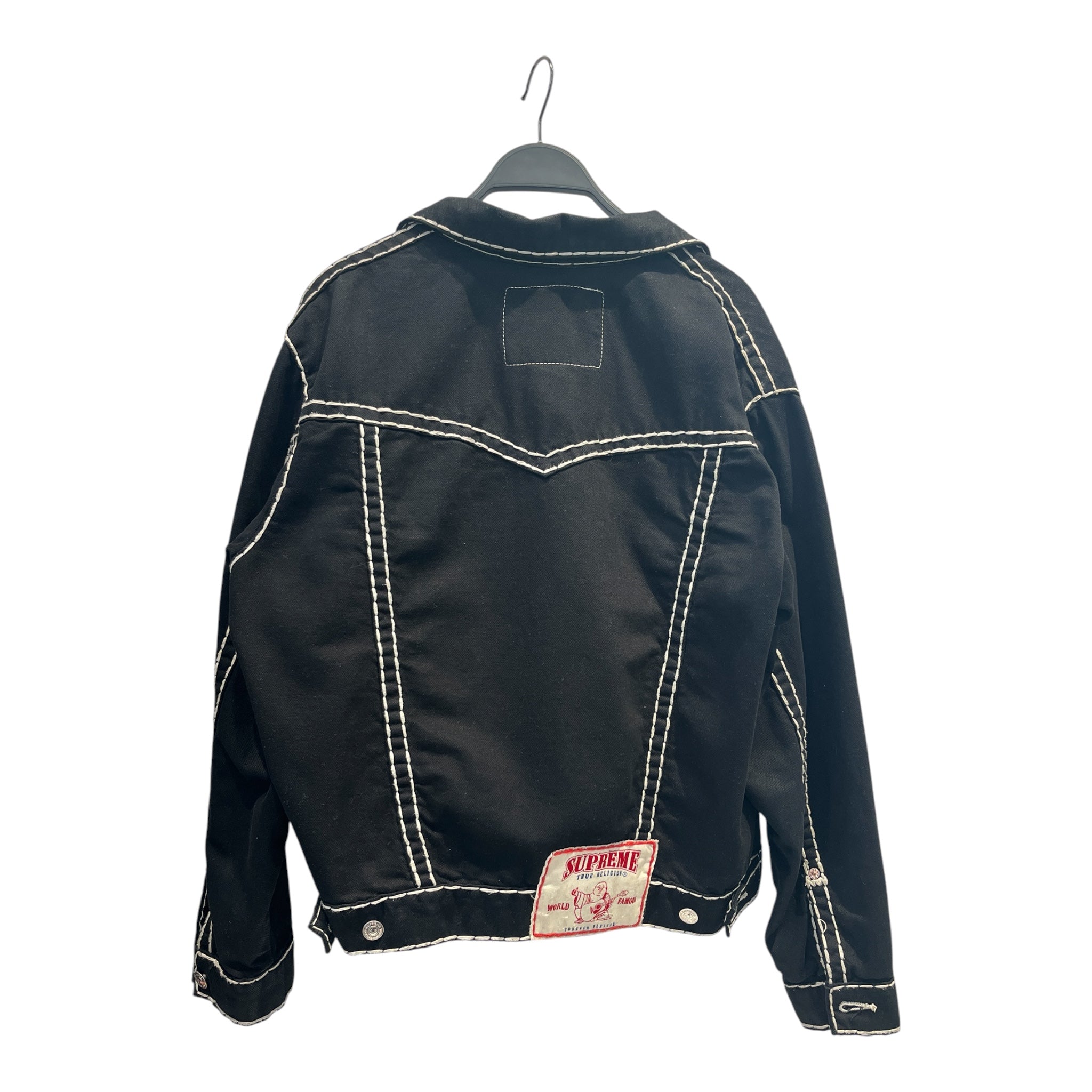 Supreme/TRUE RELIGION/Denim Jkt/S/Denim/BLK/SEMATARY view 2