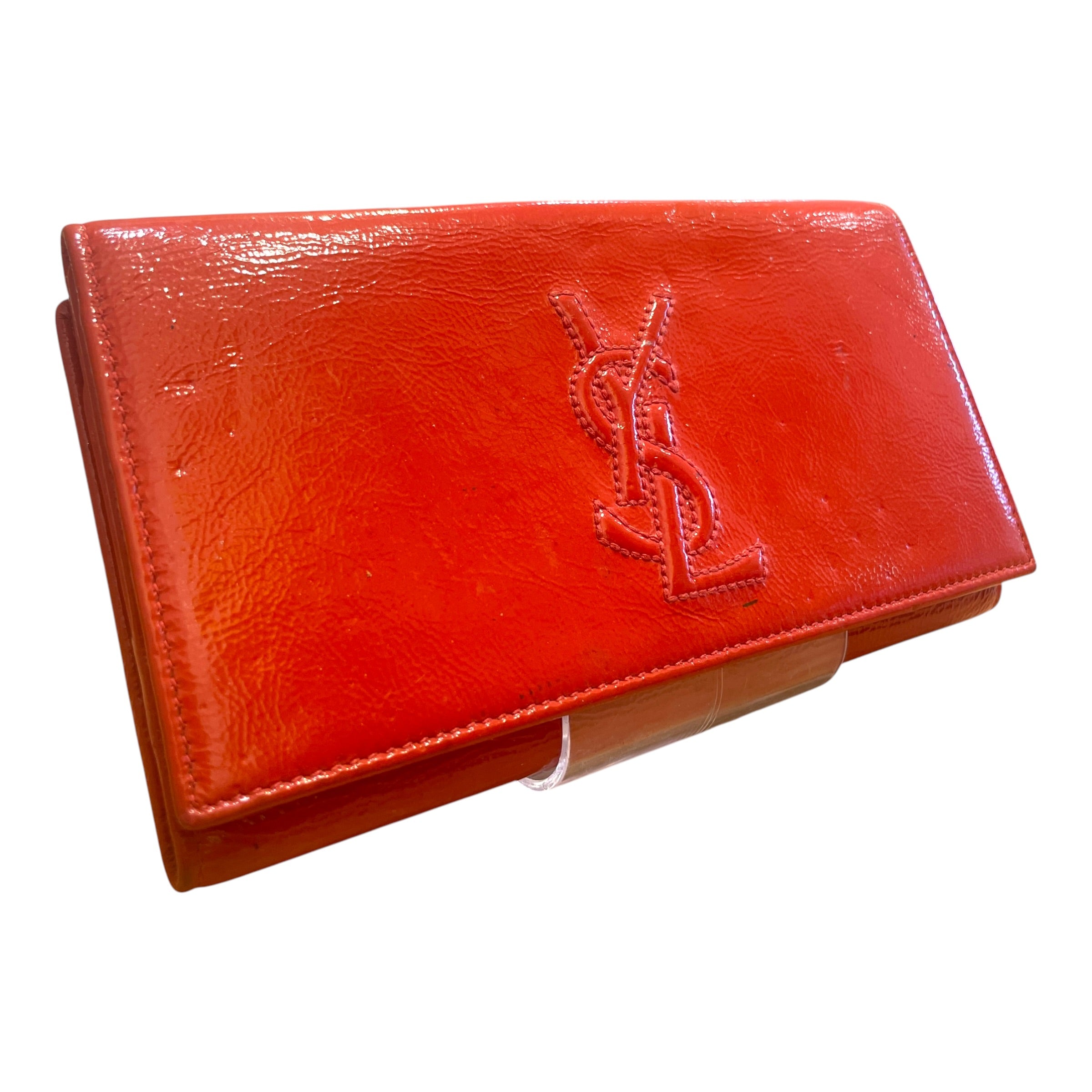 YVES SAINT LAURENT/Long Wallet/Leather/ORN/L's/Belle de Jour Flap Clutch view 1