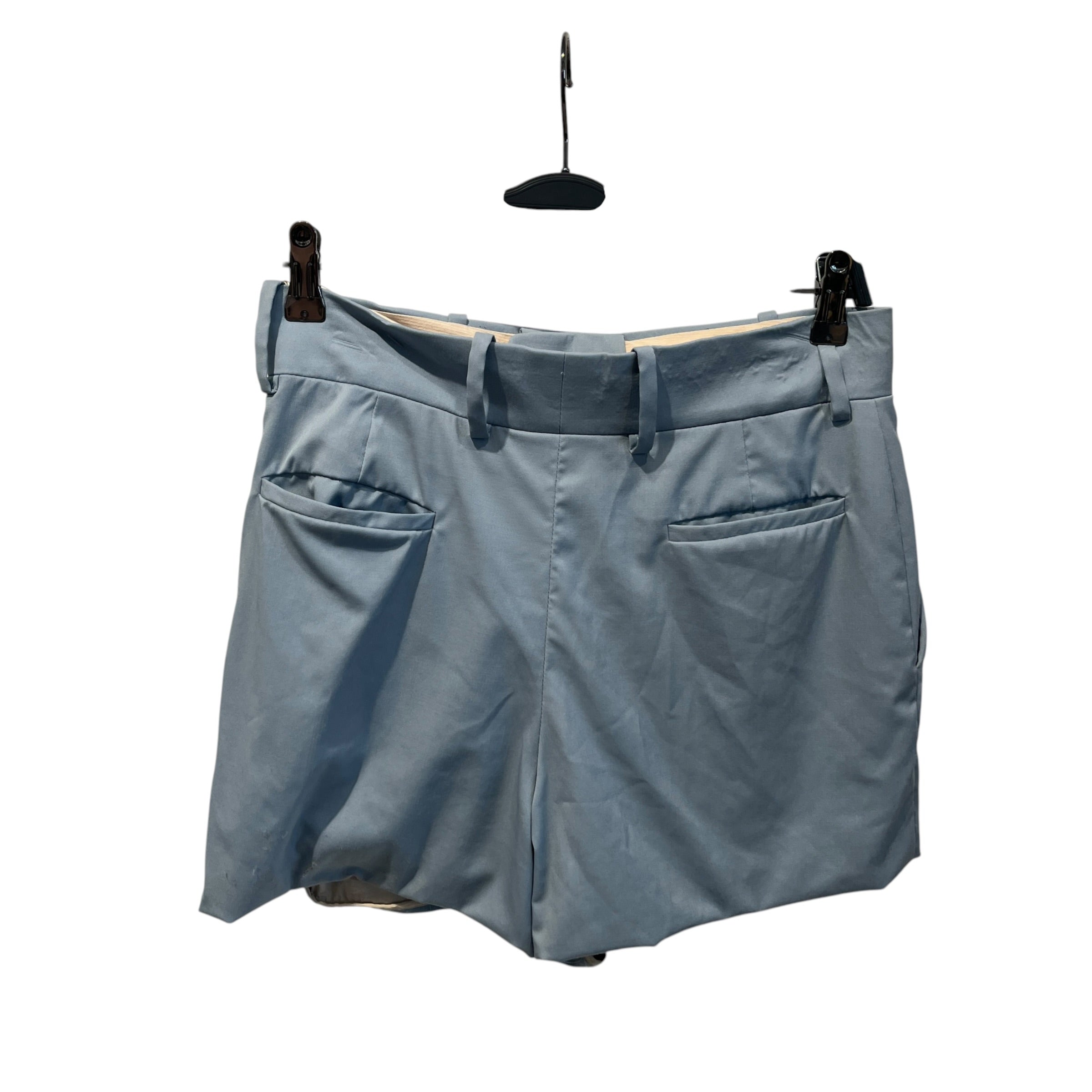 Chloe/Shorts/34/BLU/light blue high waisted shorts view 2
