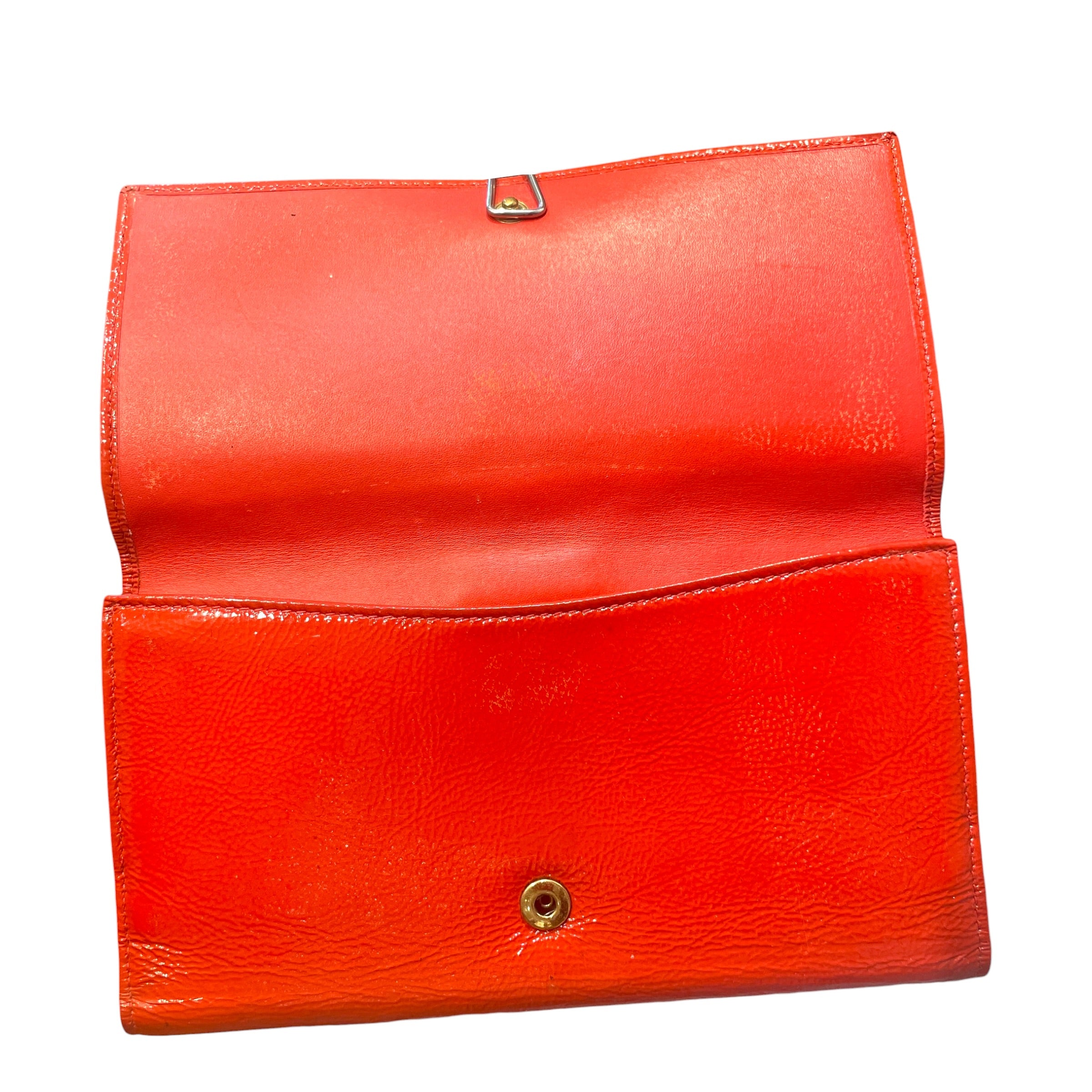 YVES SAINT LAURENT/Long Wallet/Leather/ORN/L's/Belle de Jour Flap Clutch view 3