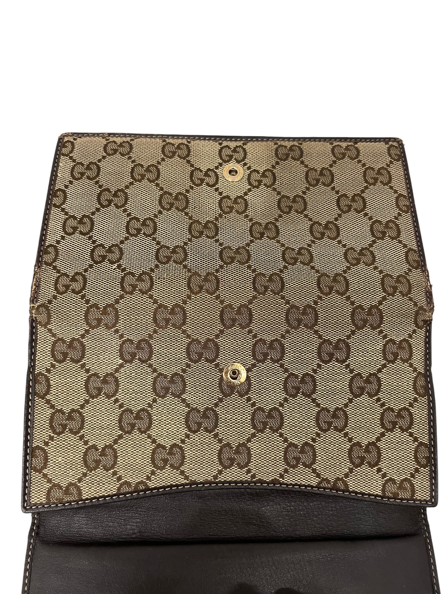 GUCCI/Trifold Wallet/Monogram/Cotton/BEG/L's/GUCCIOLI CHIHUAHU WALLET view 8