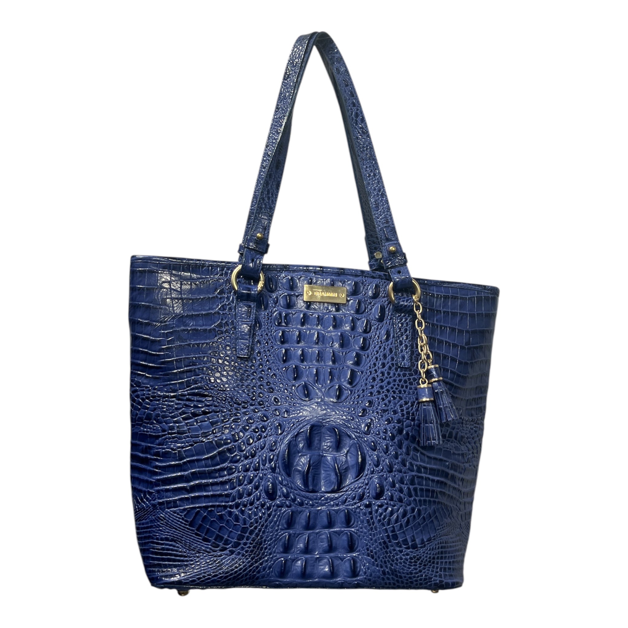 Brahmin/Hand Bag/Animal Pattern/BLU/ASHER EMBOSSED-CROC TOTE view 1