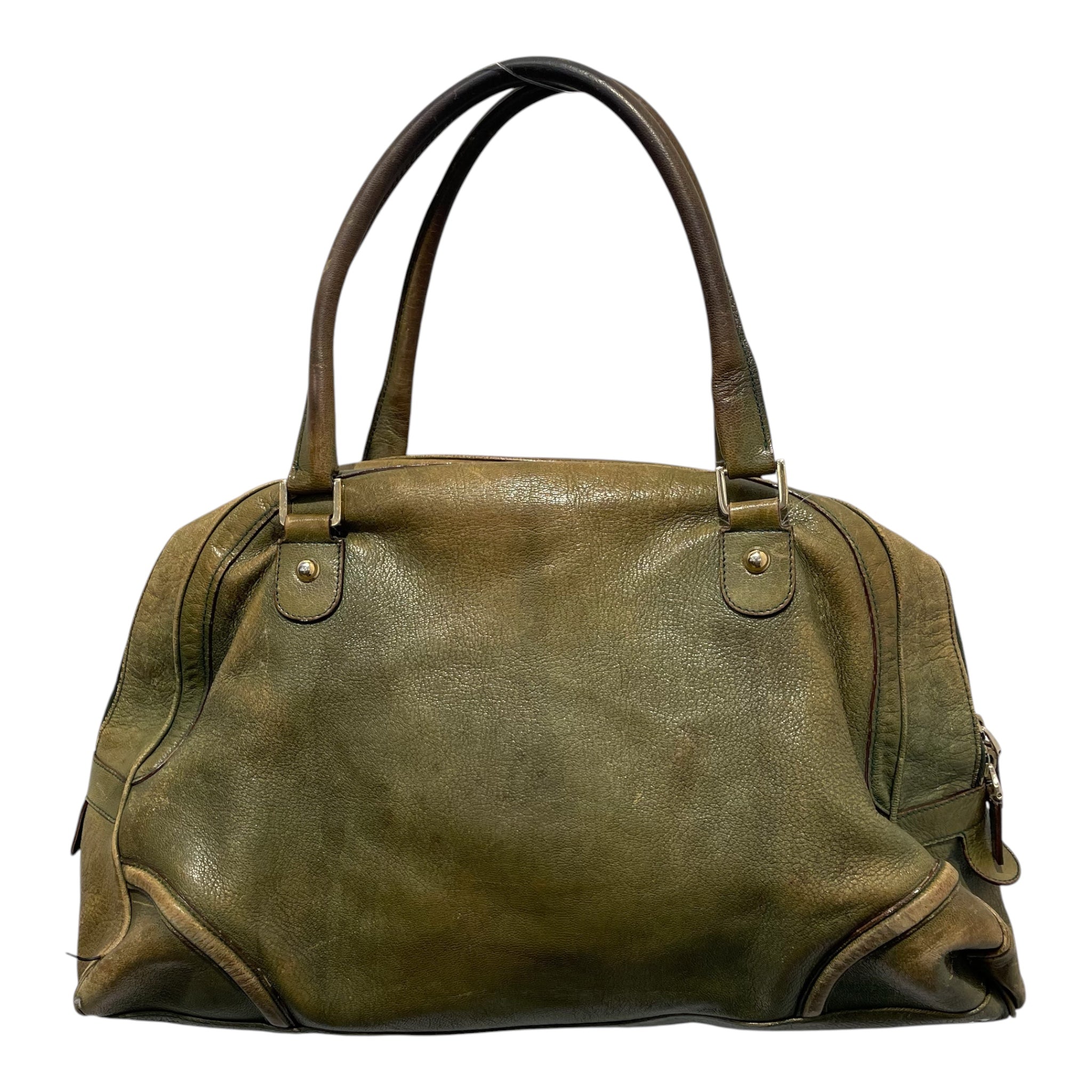 GUCCI/Hand Bag/Leather/GRN/GG BOWLER BAG view 2