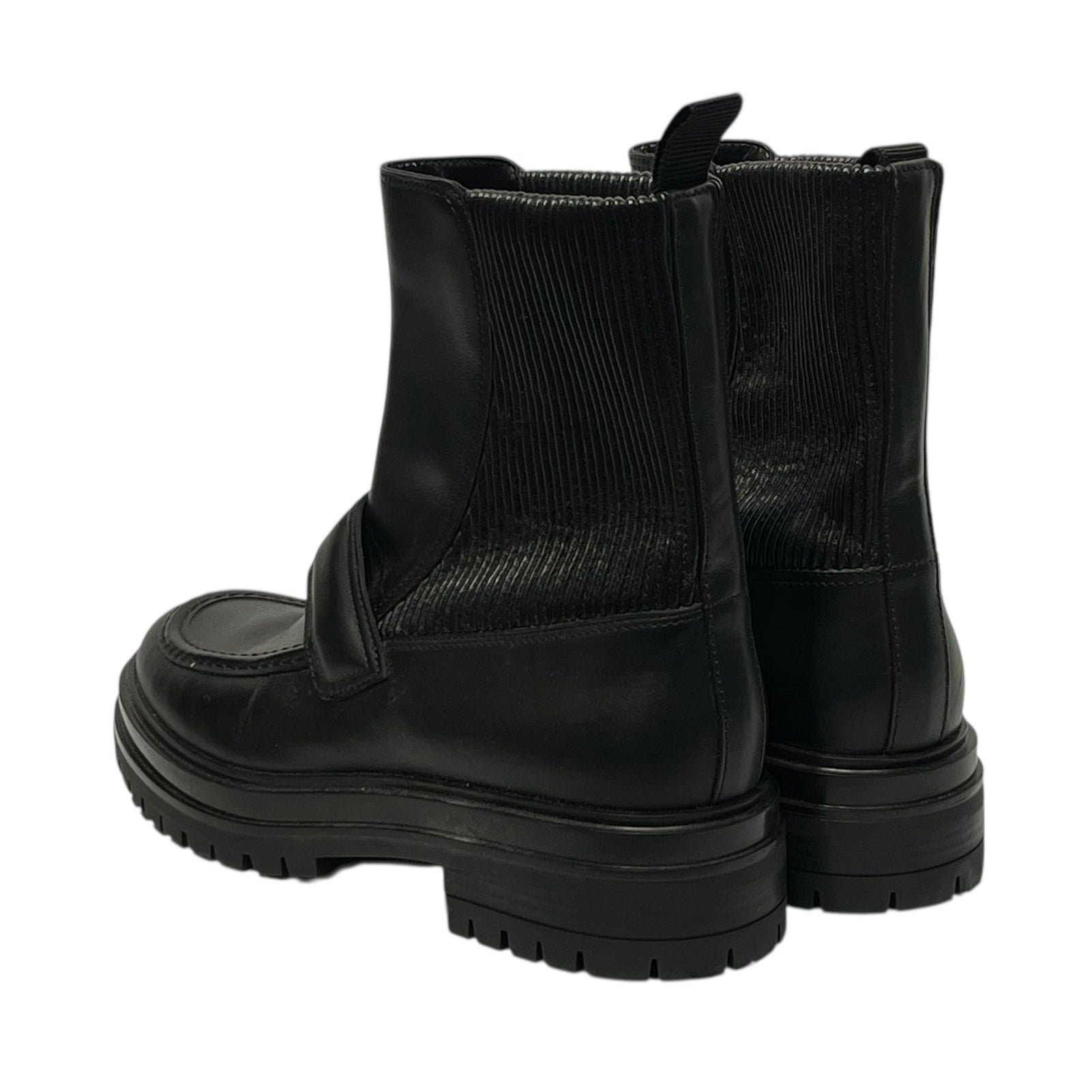 Gianvito Rossi/Chelsea Boots/US 8/Leather/BLK/ view 2